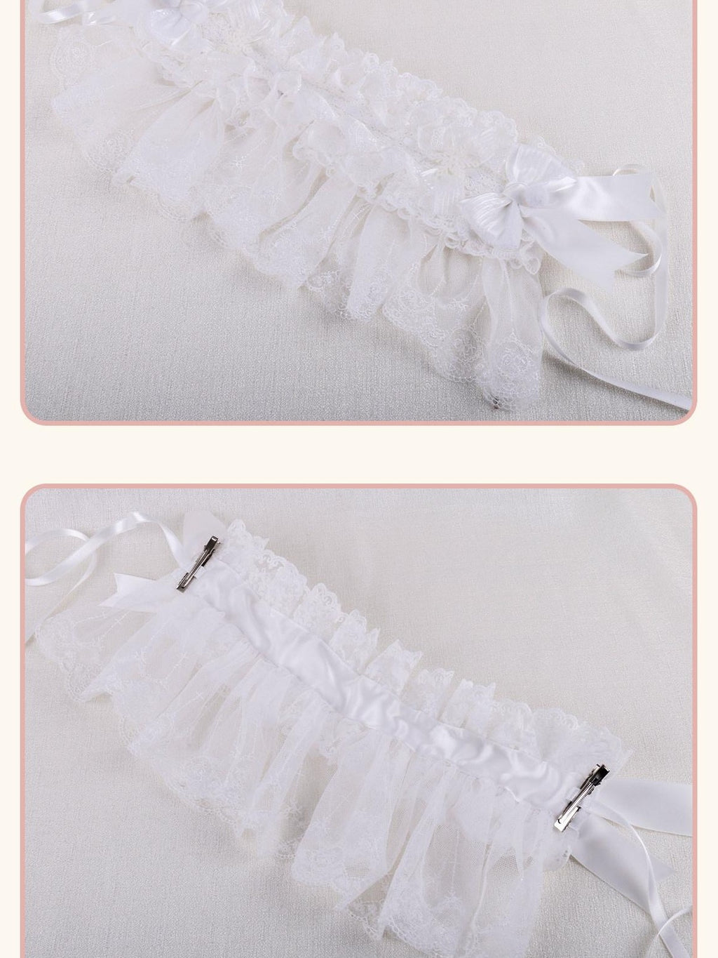 Stardust Rose Stardust Rose Tassel Bow Lace Lolita Sweet Women's Kc / Headbands