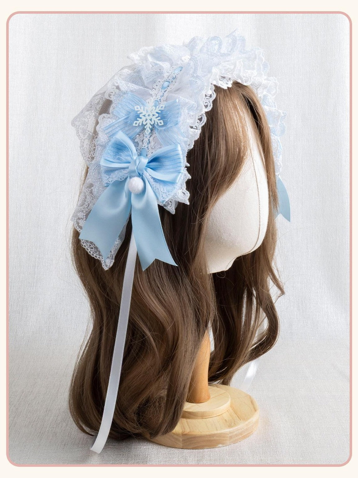 Stardust Rose Stardust Rose Tassel Bow Lace Lolita Sweet Women's Kc / Headbands