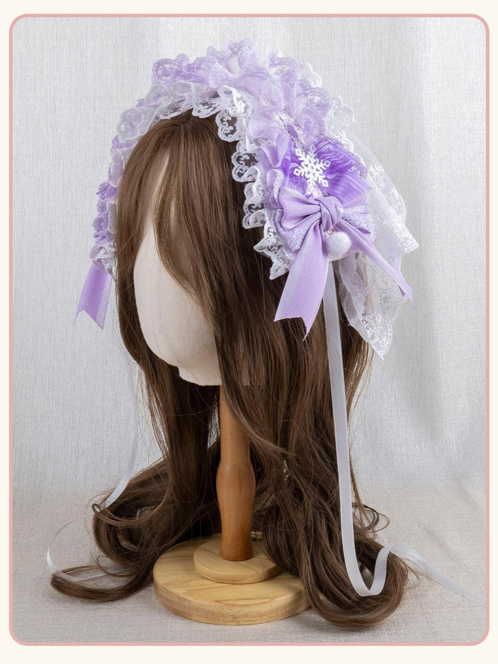 Stardust Rose Stardust Rose Tassel Bow Lace Lolita Sweet Women's Kc / Headbands