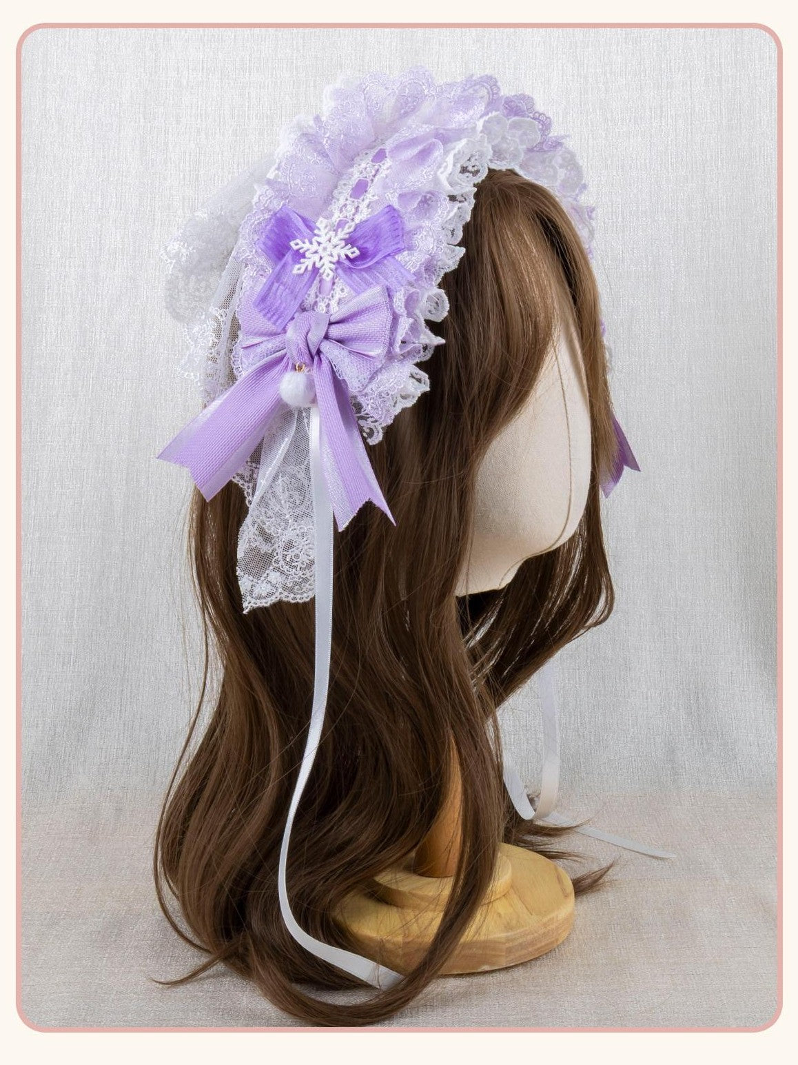 Stardust Rose Stardust Rose Tassel Bow Lace Lolita Sweet Women's Kc / Headbands