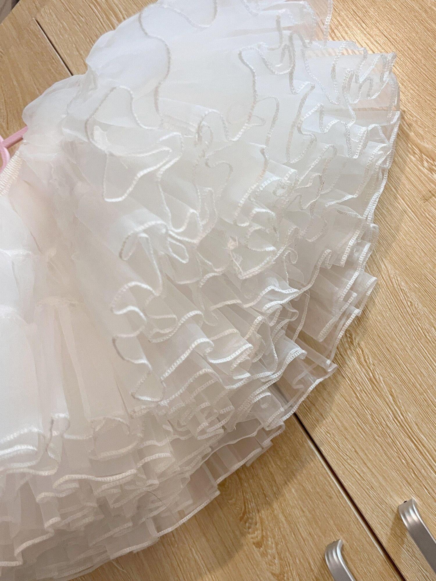 Sugar Girl 35cm Four Layer Soft Tulle Boneless Lolita Women's Polyester A-line Petticoats