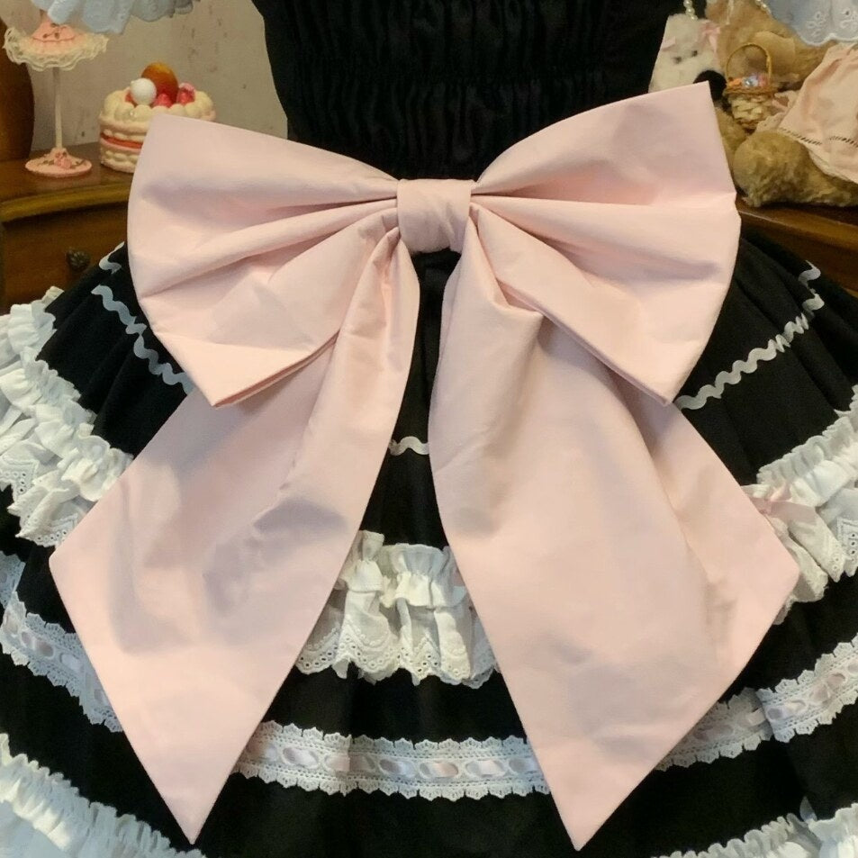 Sugar_Girl_Apron_Back_Bow_Headband_Strap_Straight_Neckline_Women's_Jsk_/_Jumper_Skirts_969390072490_MISSTT