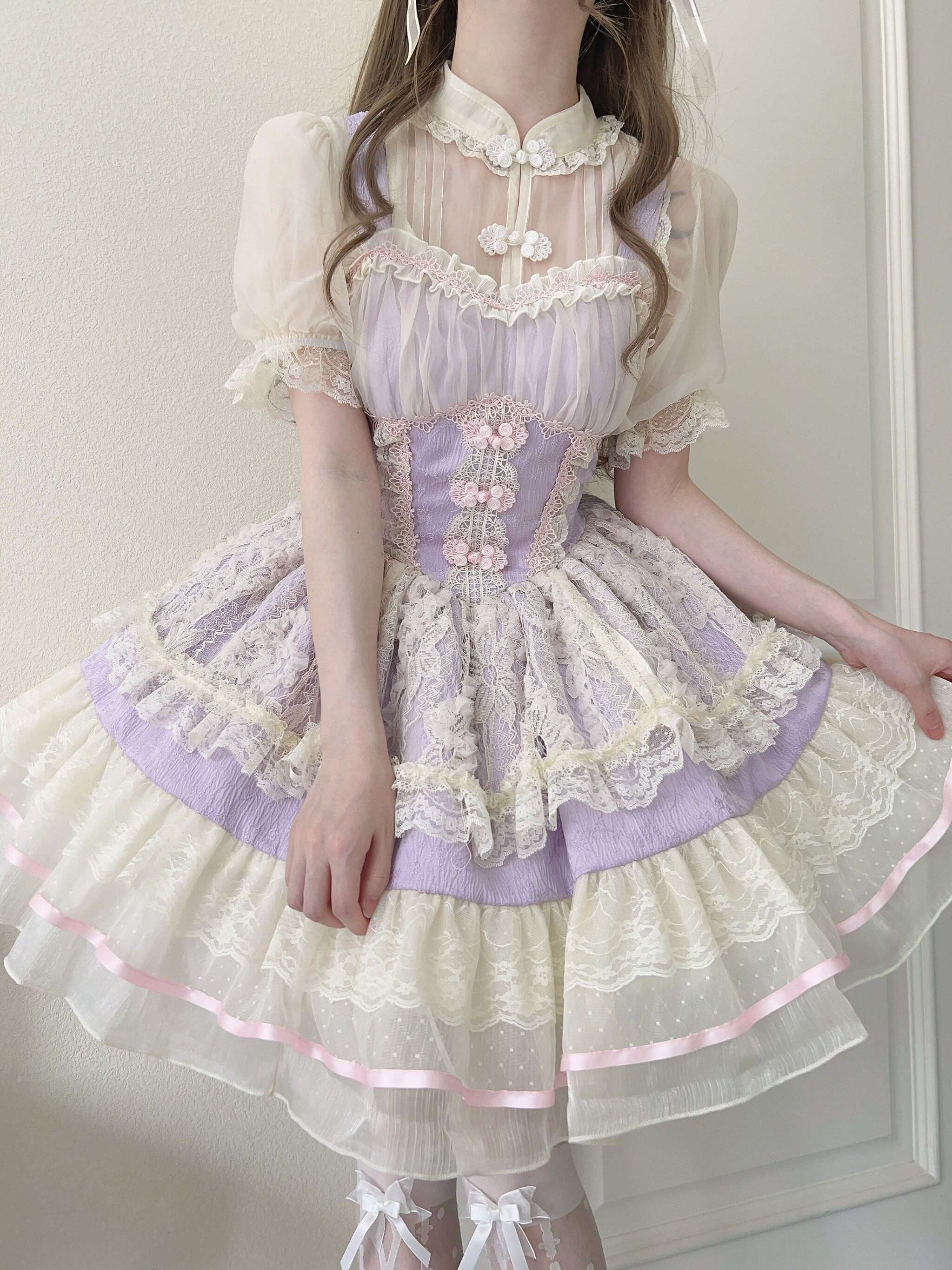 Sugar_Girl_Ballet_Lolita_Spaghetti_Strap_High_Waist_Women's_Chiffon_Jsk_/_Jumper_Skirts_799997397640_MISSTT
