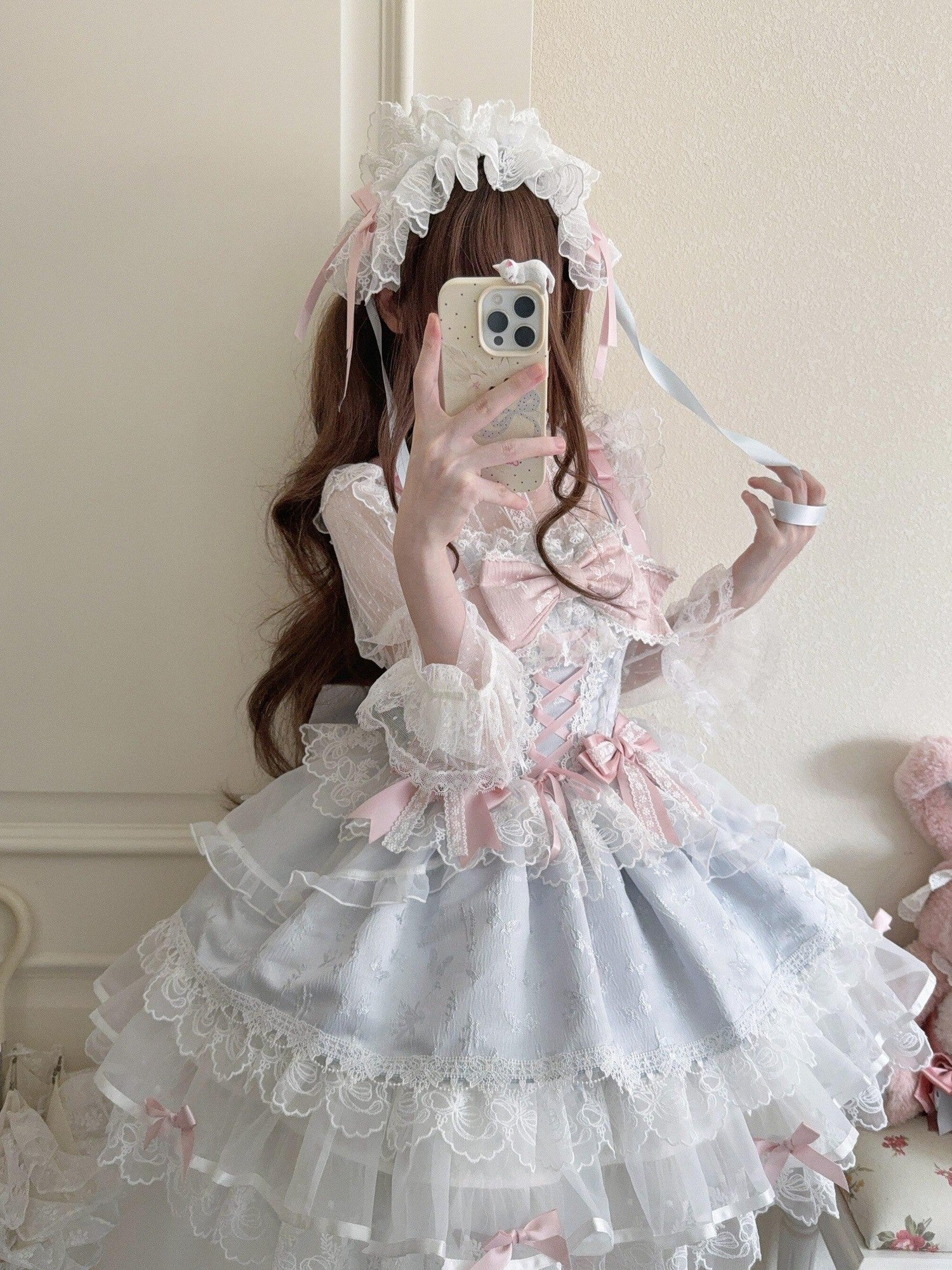 Sugar Girl Ballet Style Back Bow Strappy Fitted Women's Jsk / Jumper Skirts