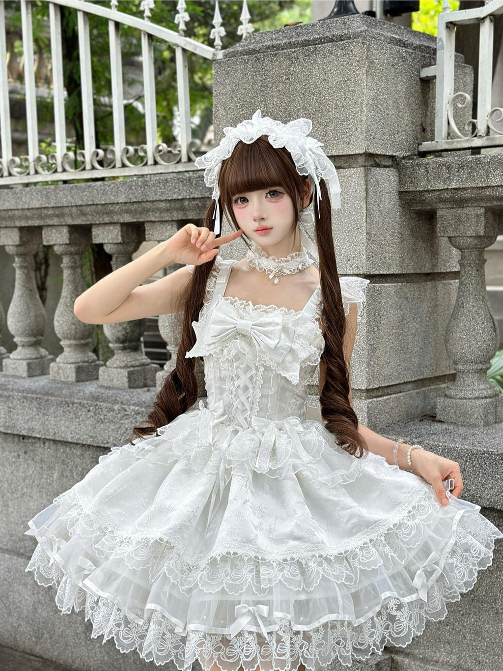 Sugar Girl Ballet Style Back Bow Strappy Fitted Women's Jsk / Jumper Skirts