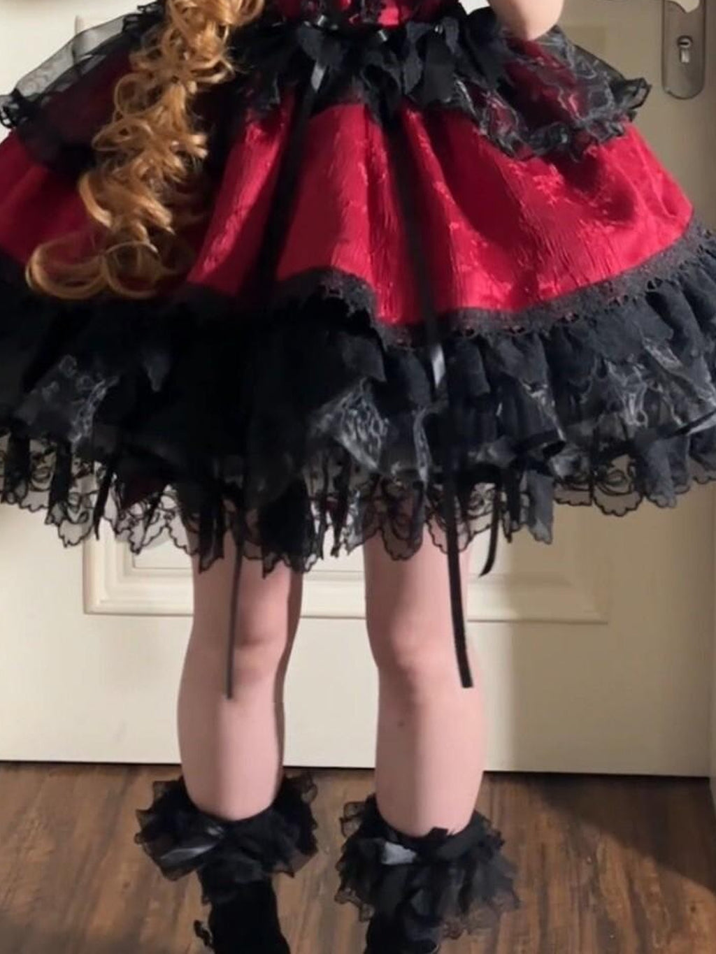 Sugar Girl Ballet Style Back Bow Strappy Fitted Women's Jsk / Jumper Skirts
