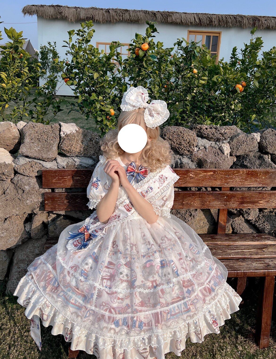 Sugar_Girl_Bear_Print_Sailor_Collar_Lolita_Princess_A_Line_Women's_Short_Sleeve_Op_668138392594_MISSTT