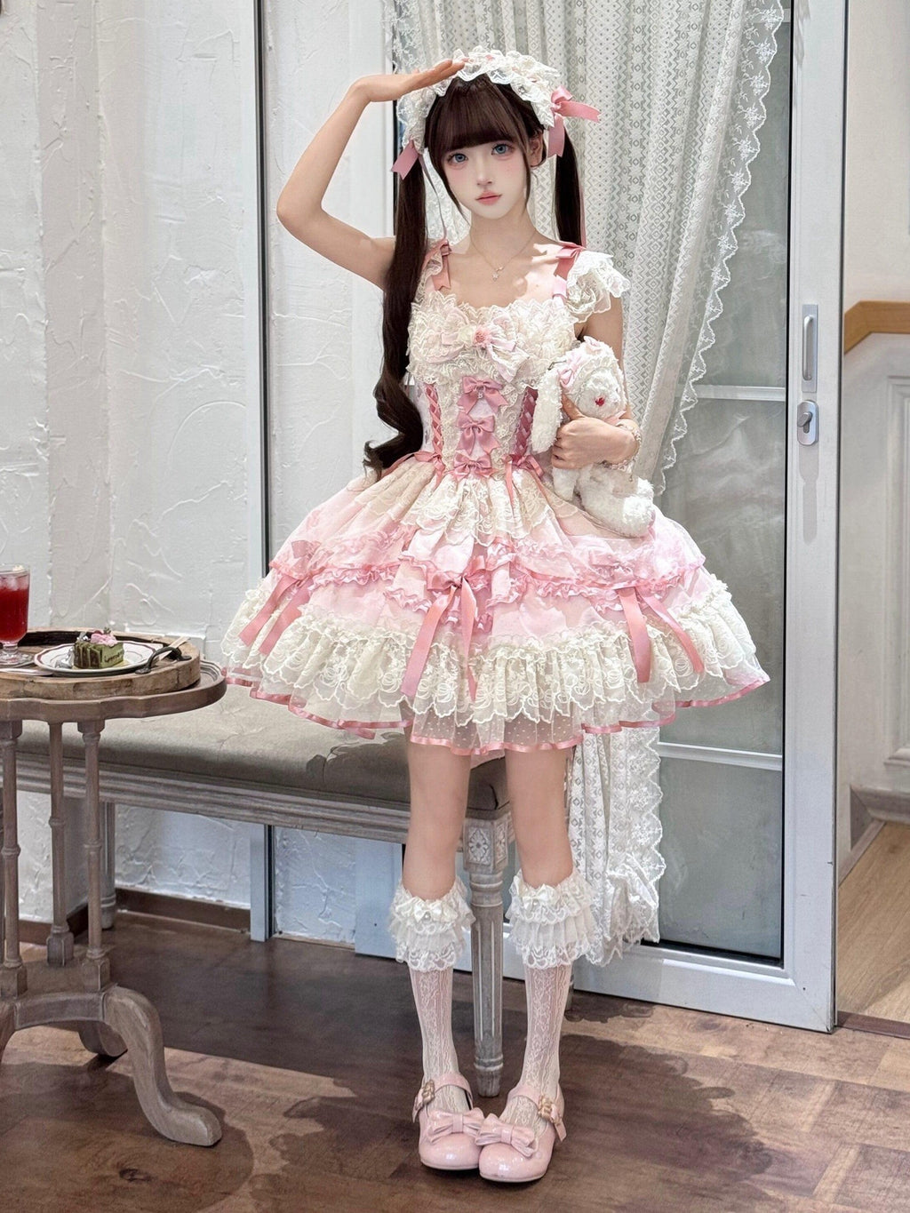 Sugar Girl Blue Lolita Ballet Puff One Shoulder Women's Jsk / Jumper Skirts
