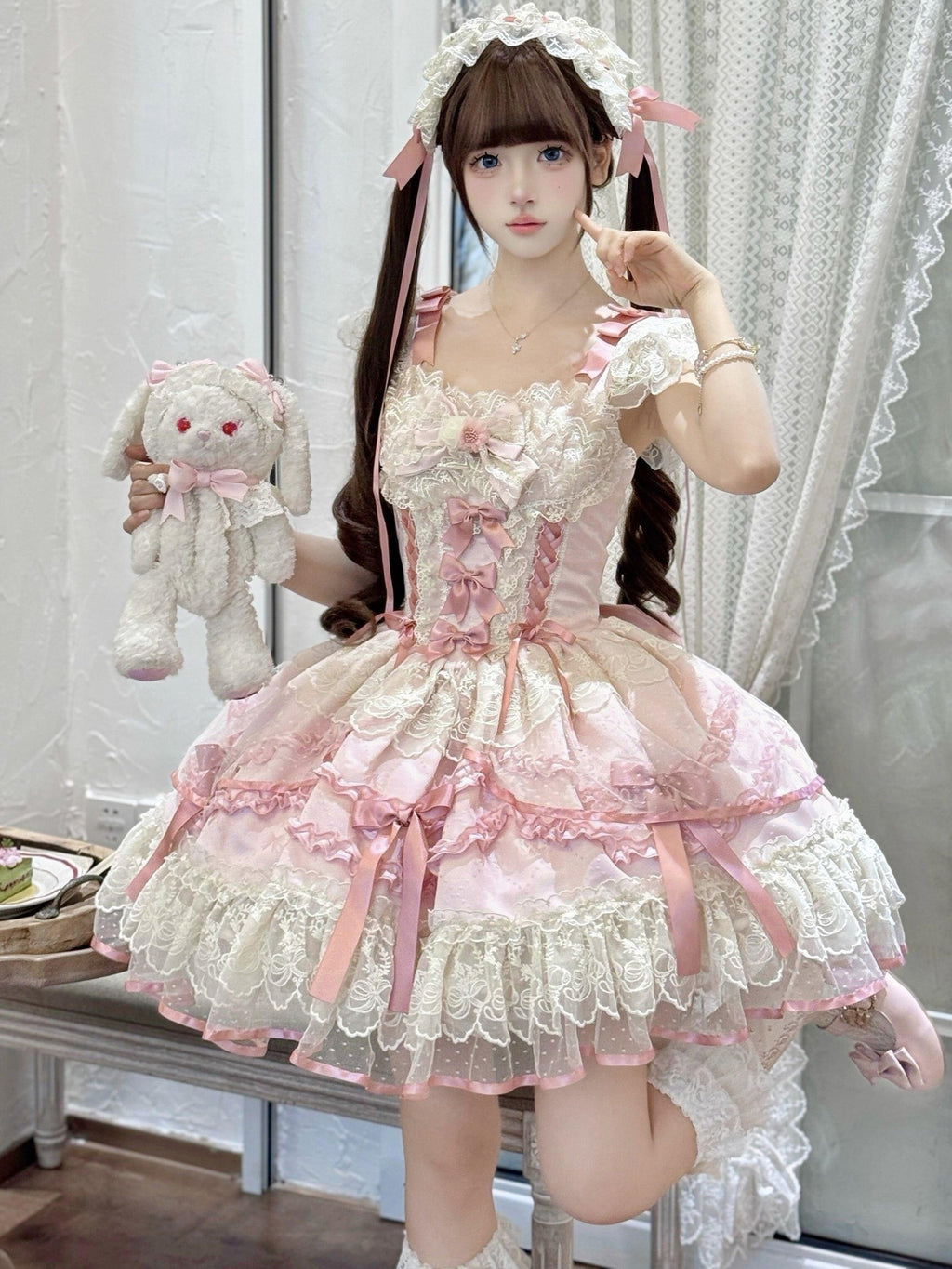 Sugar Girl Blue Lolita Ballet Puff One Shoulder Women's Jsk / Jumper Skirts
