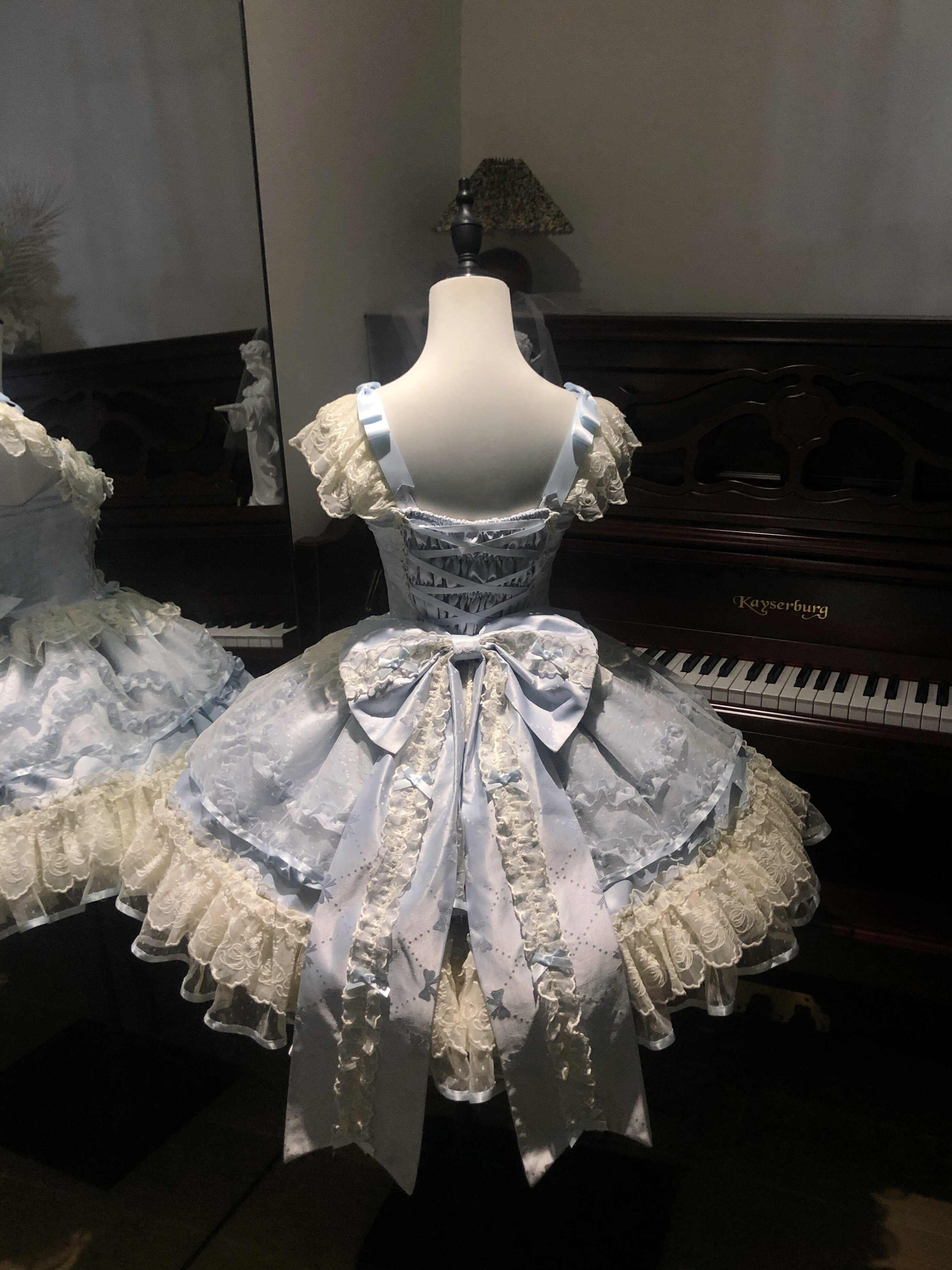 Sugar_Girl_Blue_Lolita_Ballet_Puff_One_Shoulder_Women's_Jsk_/_Jumper_Skirts_920646271107_MISSTT