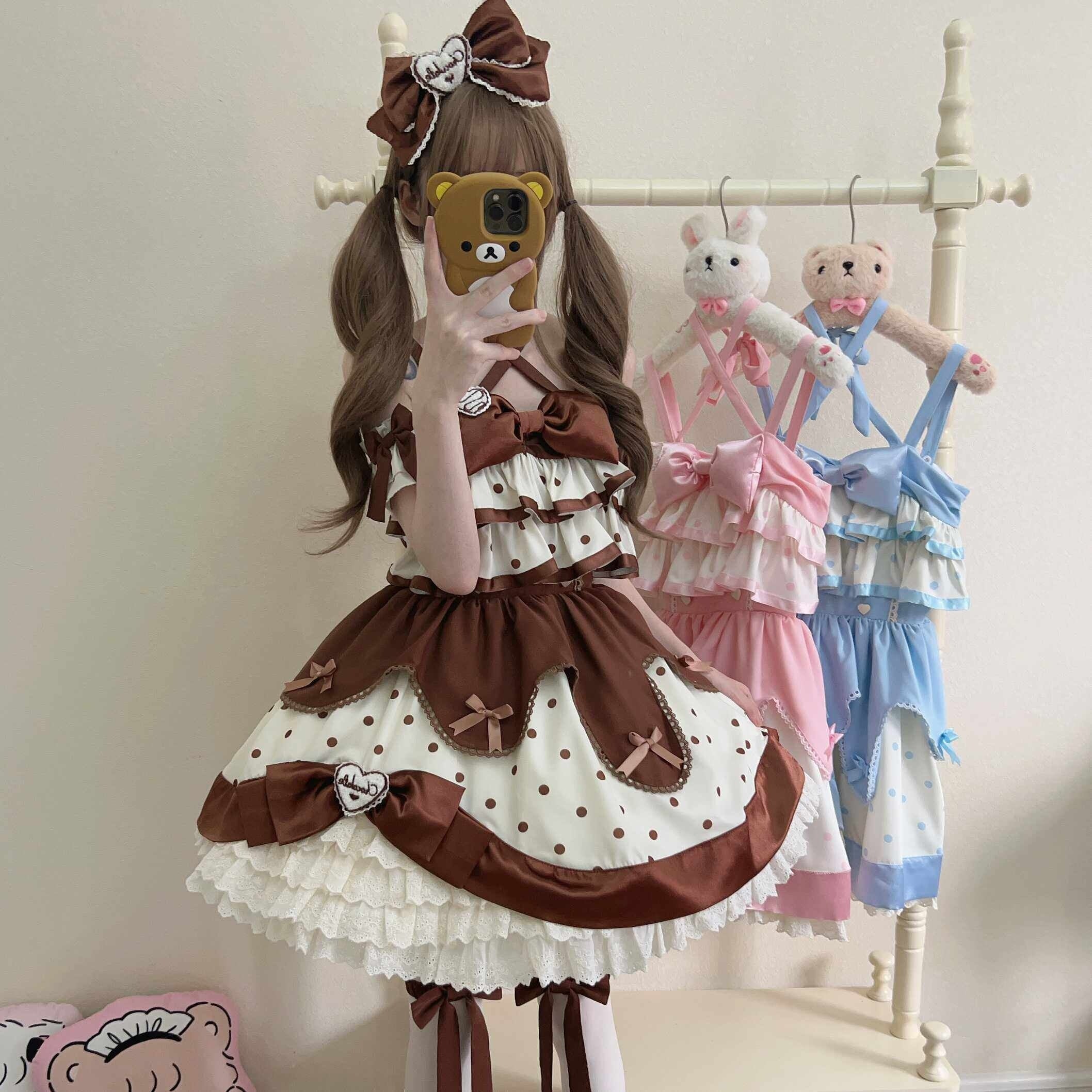 Sugar_Girl_Cream_Tiered_Strappy_Lolita_Back_Bow_Women's_Jsk_/_Jumper_Skirts_835444183276_MISSTT