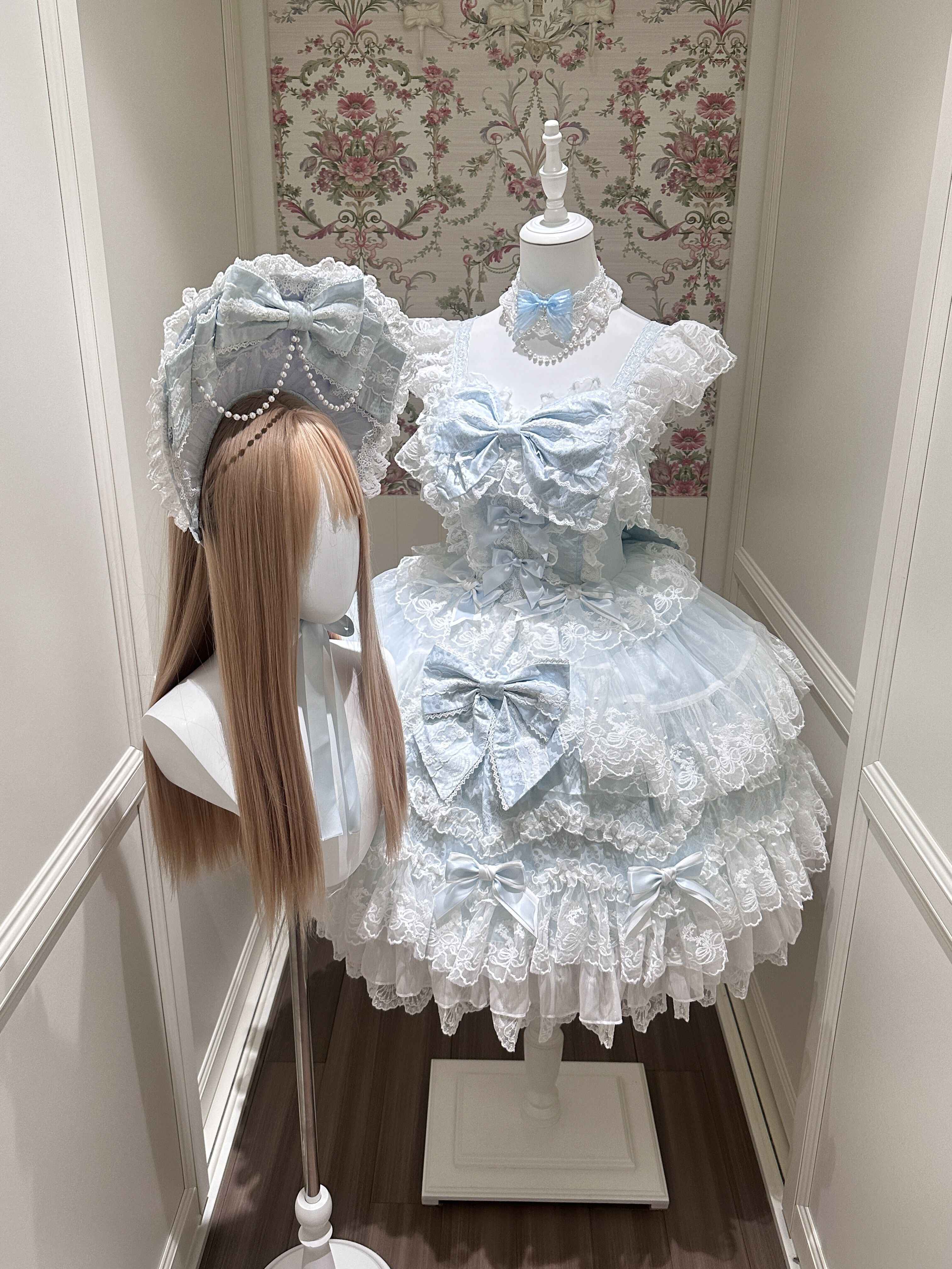 Sugar_Girl_Floral_Strappy_Back_Bow_Straight_Neck_Princess_Women's_Jsk_/_Jumper_Skirts_1024179934801_MISSTT