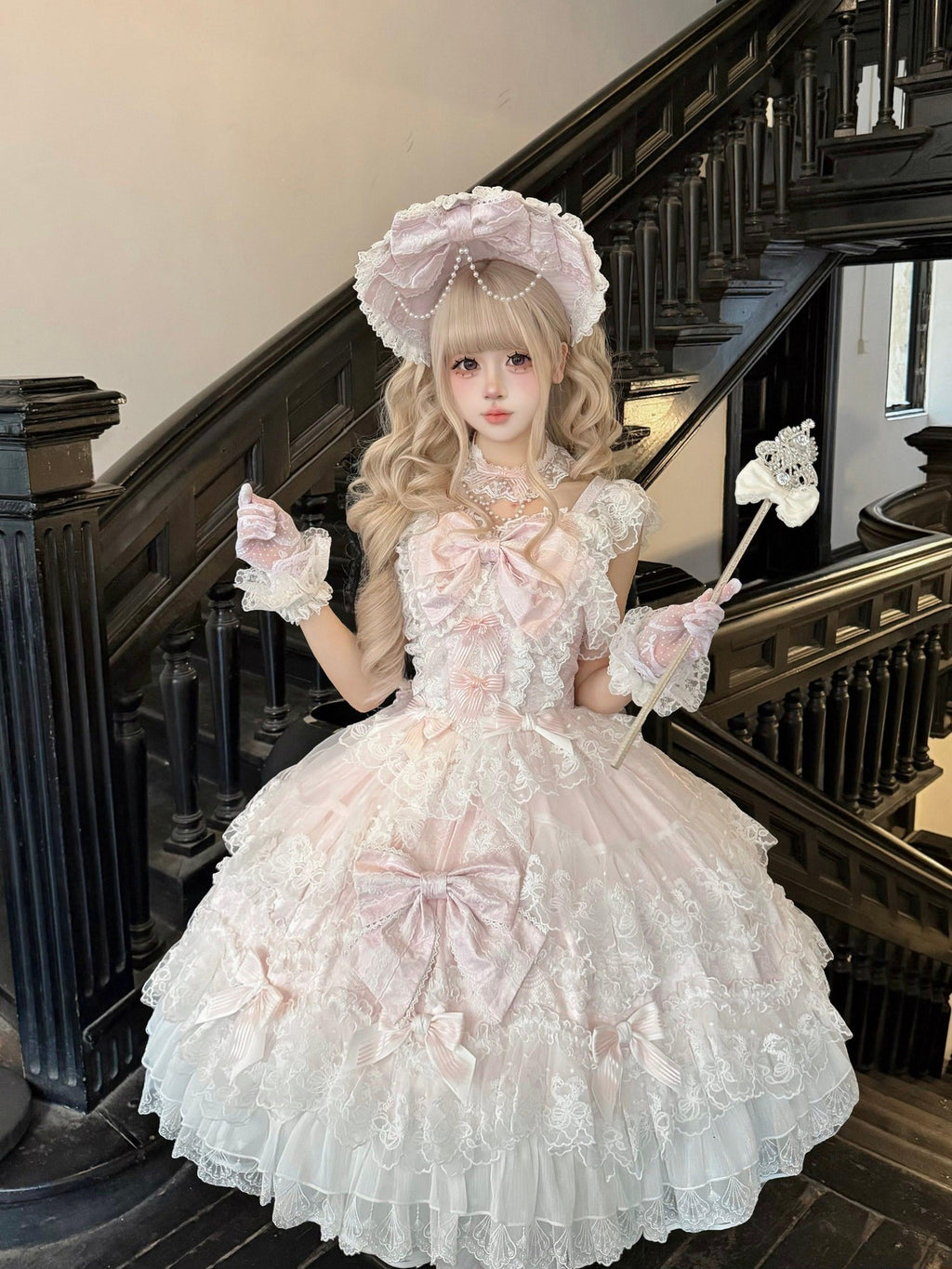 Sugar Girl Floral Strappy Back Bow Straight Neck Princess Women's Jsk / Jumper Skirts