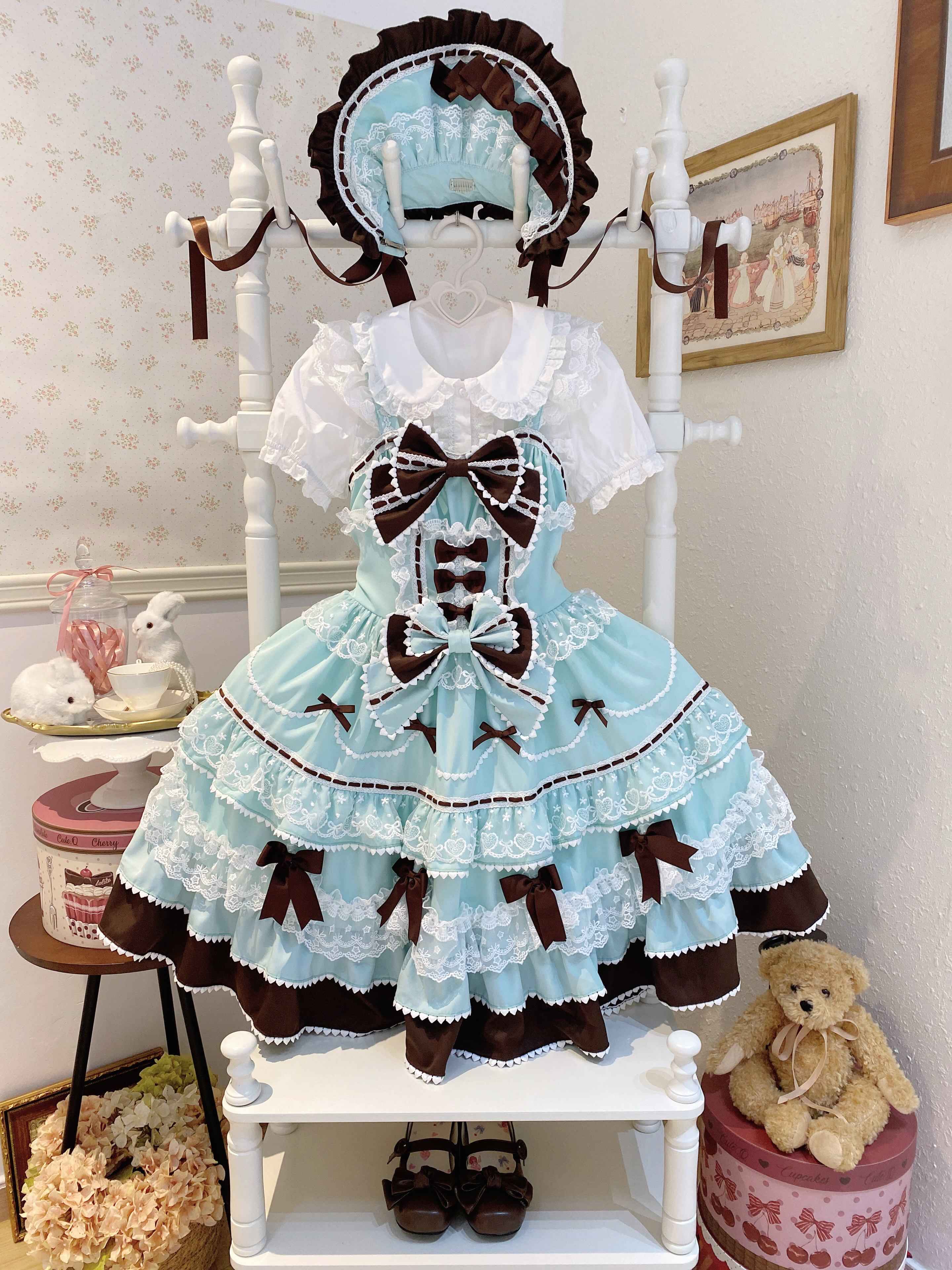 Sugar_Girl_Fondant_Cake_Print_Back_Bow_Lolita_A_Line_Strap_Women's_Jsk_/_Jumper_Skirts_899296568272_MISSTT
