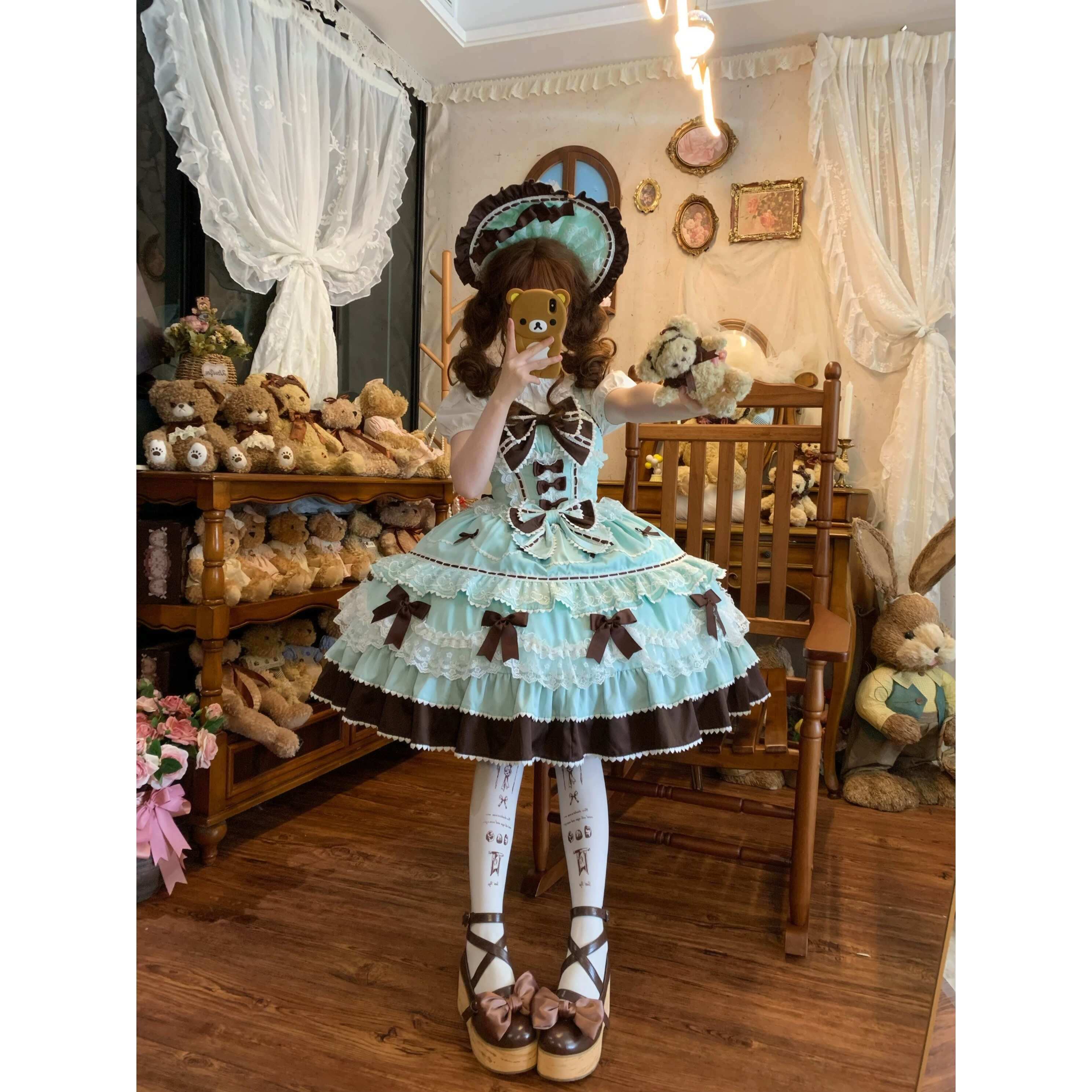Sugar_Girl_Fondant_Cake_Print_Back_Bow_Strappy_Lolita_Women's_Jsk_/_Jumper_Skirts_971604260276_MISSTT