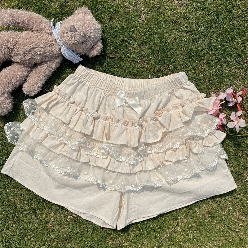 Sugar_Girl_Lace_Trim_High_Waisted_Puff_Cake_A_Line_Women's_Cotton_Short_Skirts_902832722763_MISSTT