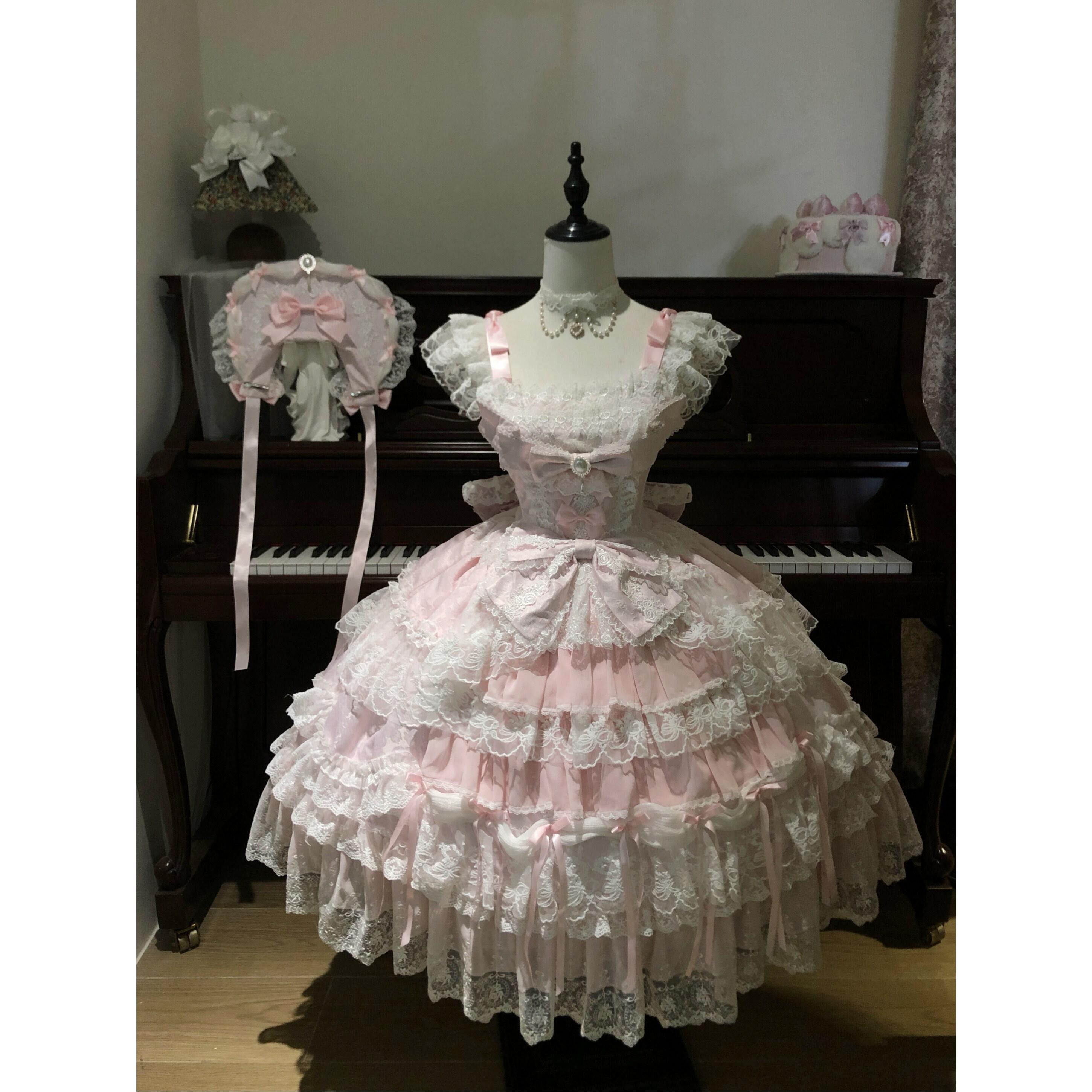 Sugar_Girl_Light_Floral_Lolita_Spaghetti_Strap_Back_Bow_Women's_Jsk_/_Jumper_Skirts_1055458470411_MISSTT
