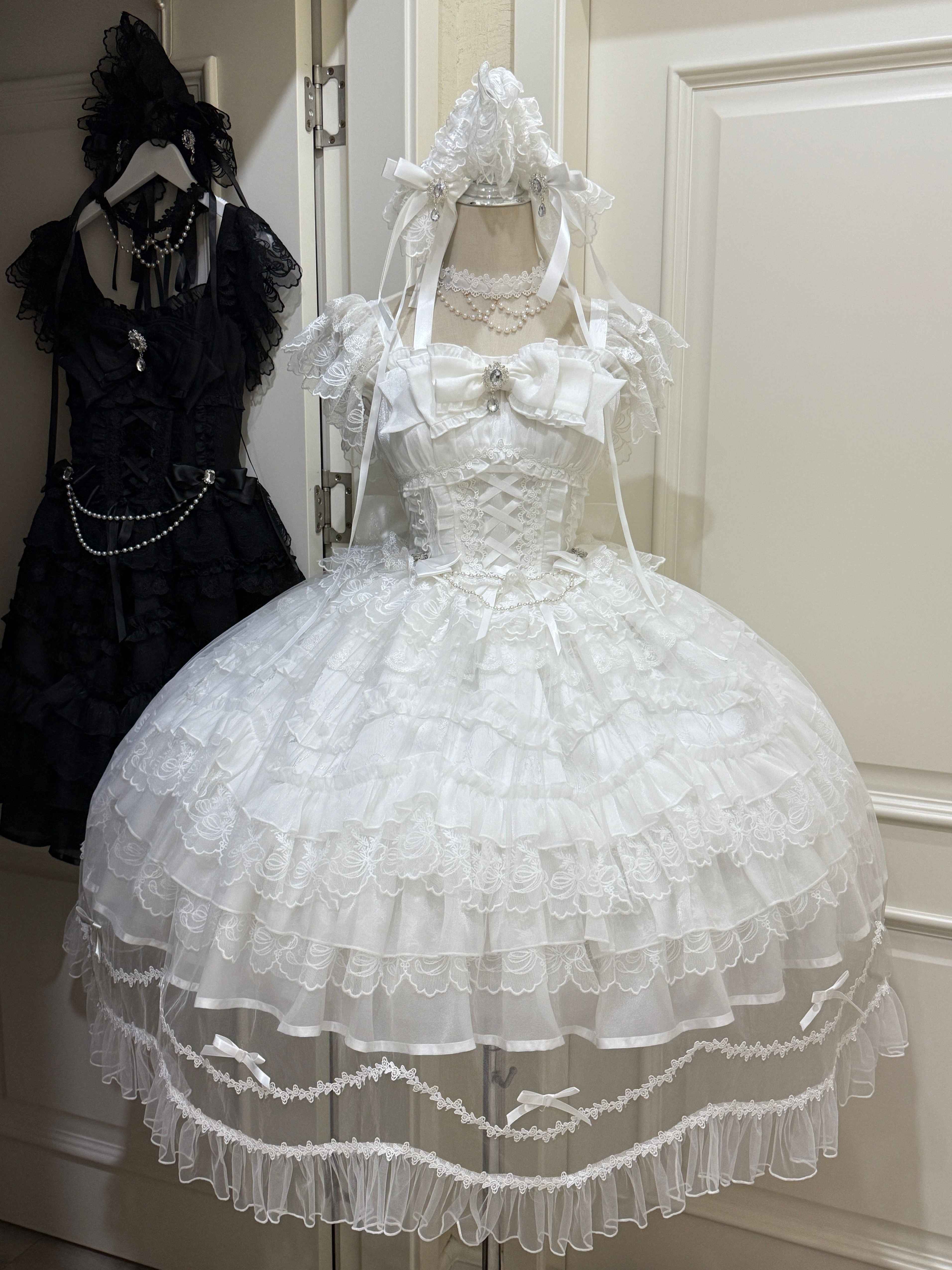 Sugar_Girl_Light_Floral_Overlay_Bow_Back_Spaghetti_Strap_Women's_Tulle_Jsk_/_Jumper_Skirts_982974890780_MISSTT