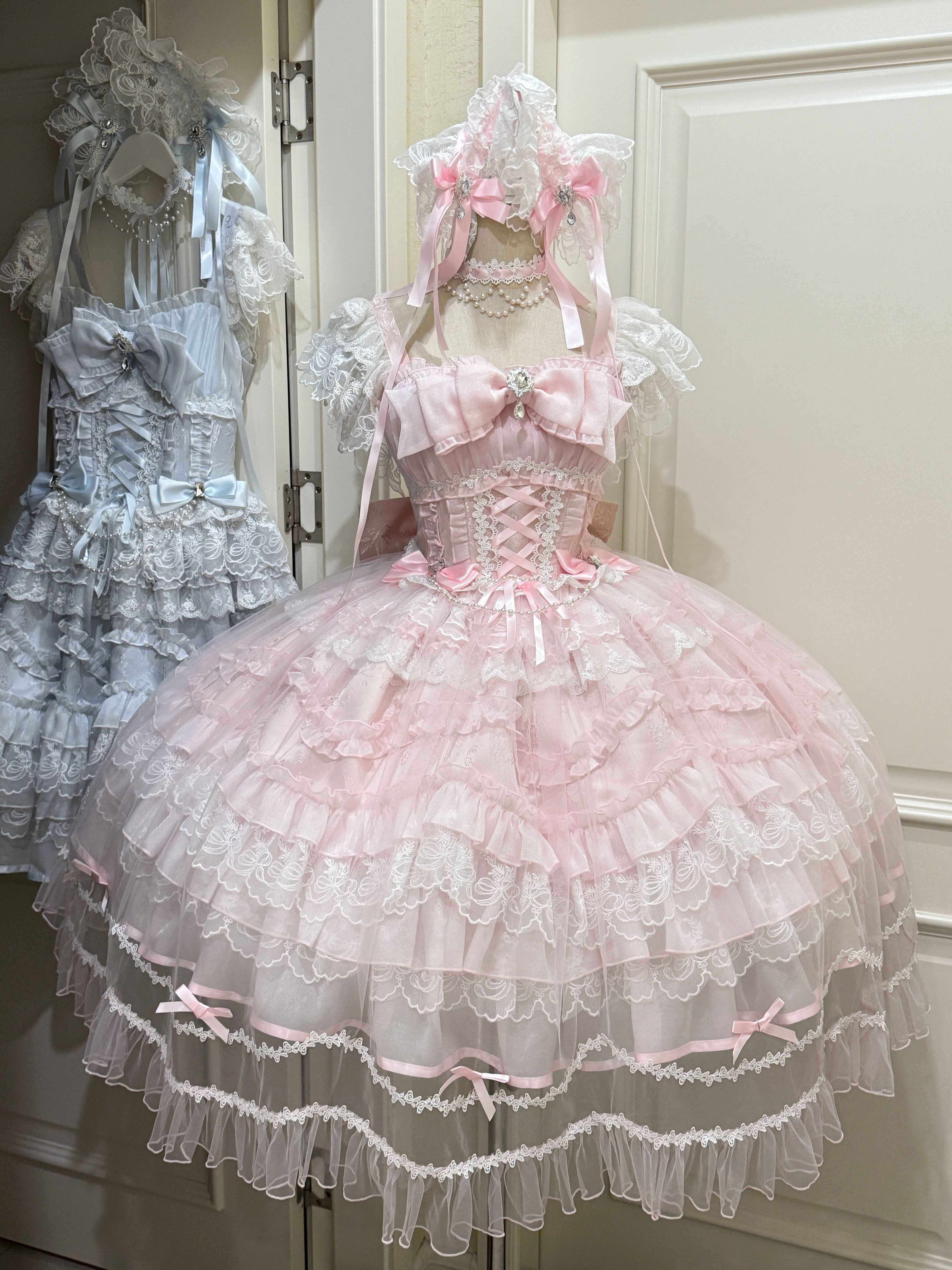 Sugar_Girl_Light_Floral_Overlay_Bow_Back_Spaghetti_Strap_Women's_Tulle_Jsk_/_Jumper_Skirts_982974890780_MISSTT