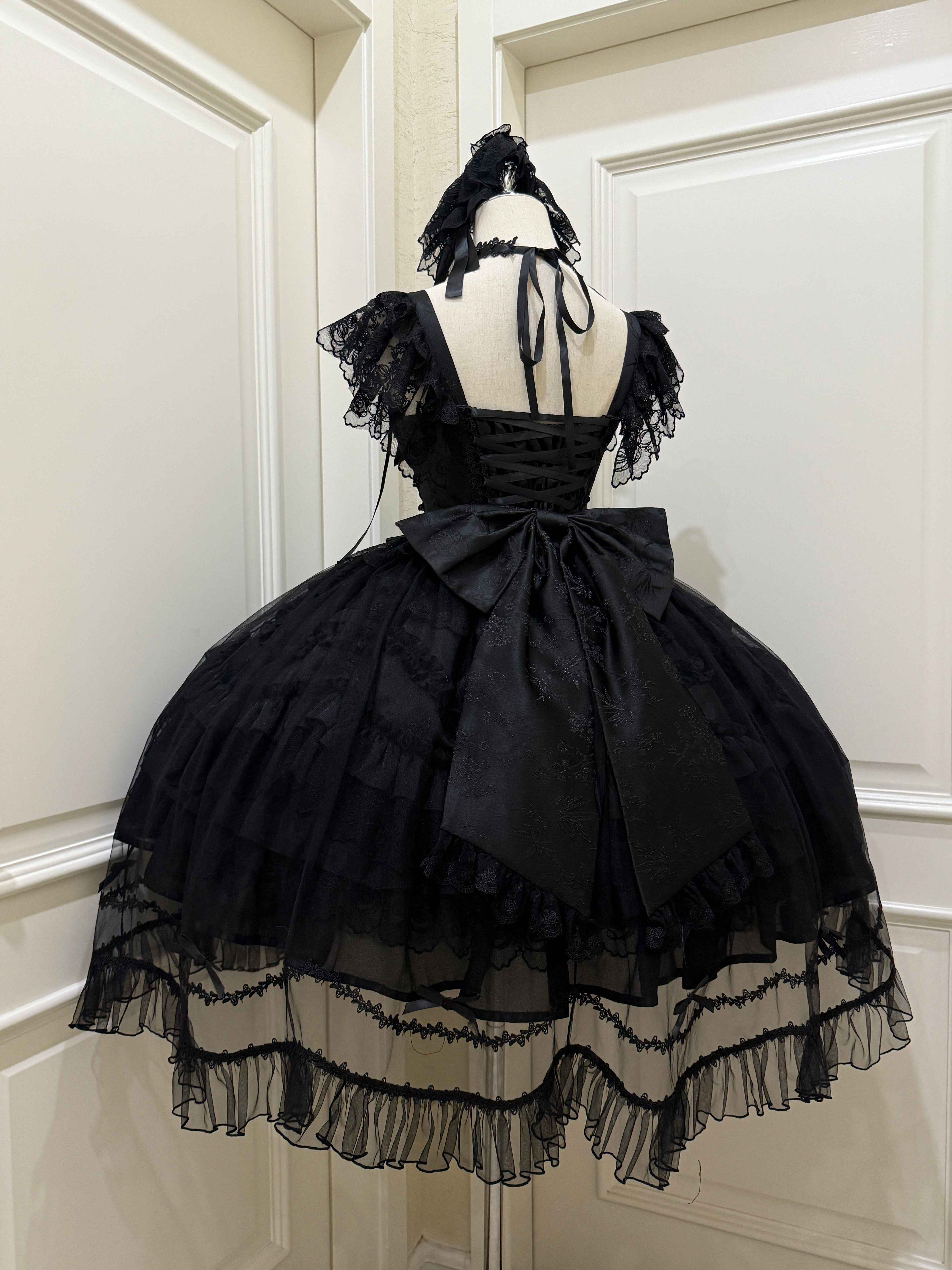 Sugar_Girl_Light_Floral_Overlay_Bow_Back_Spaghetti_Strap_Women's_Tulle_Jsk_/_Jumper_Skirts_982974890780_MISSTT