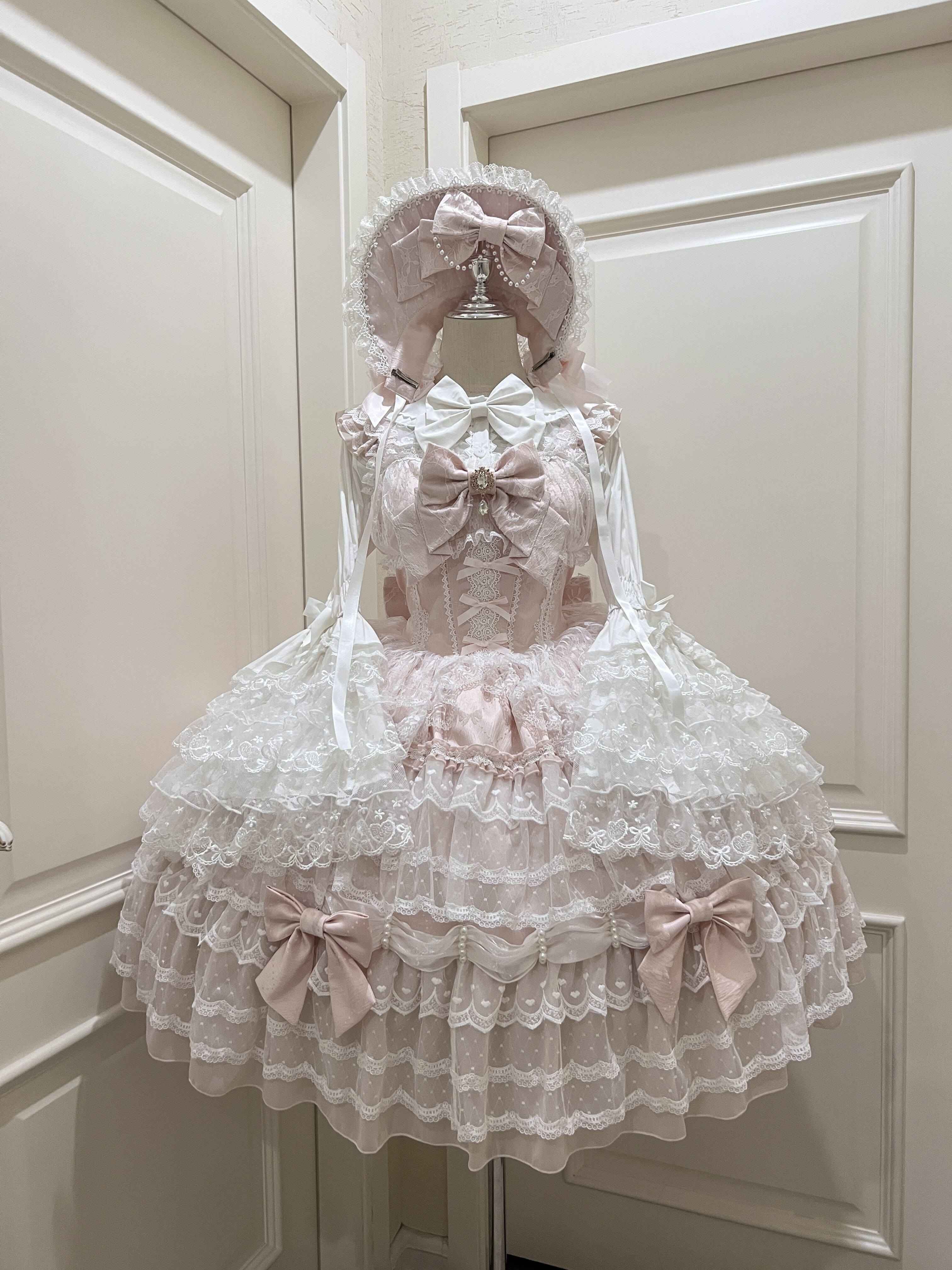 Sugar_Girl_Lolita_Doll_A_Line_Straight_Neck_Back_Bow_Women's_Jsk_/_Jumper_Skirts_851765323861_MISSTT