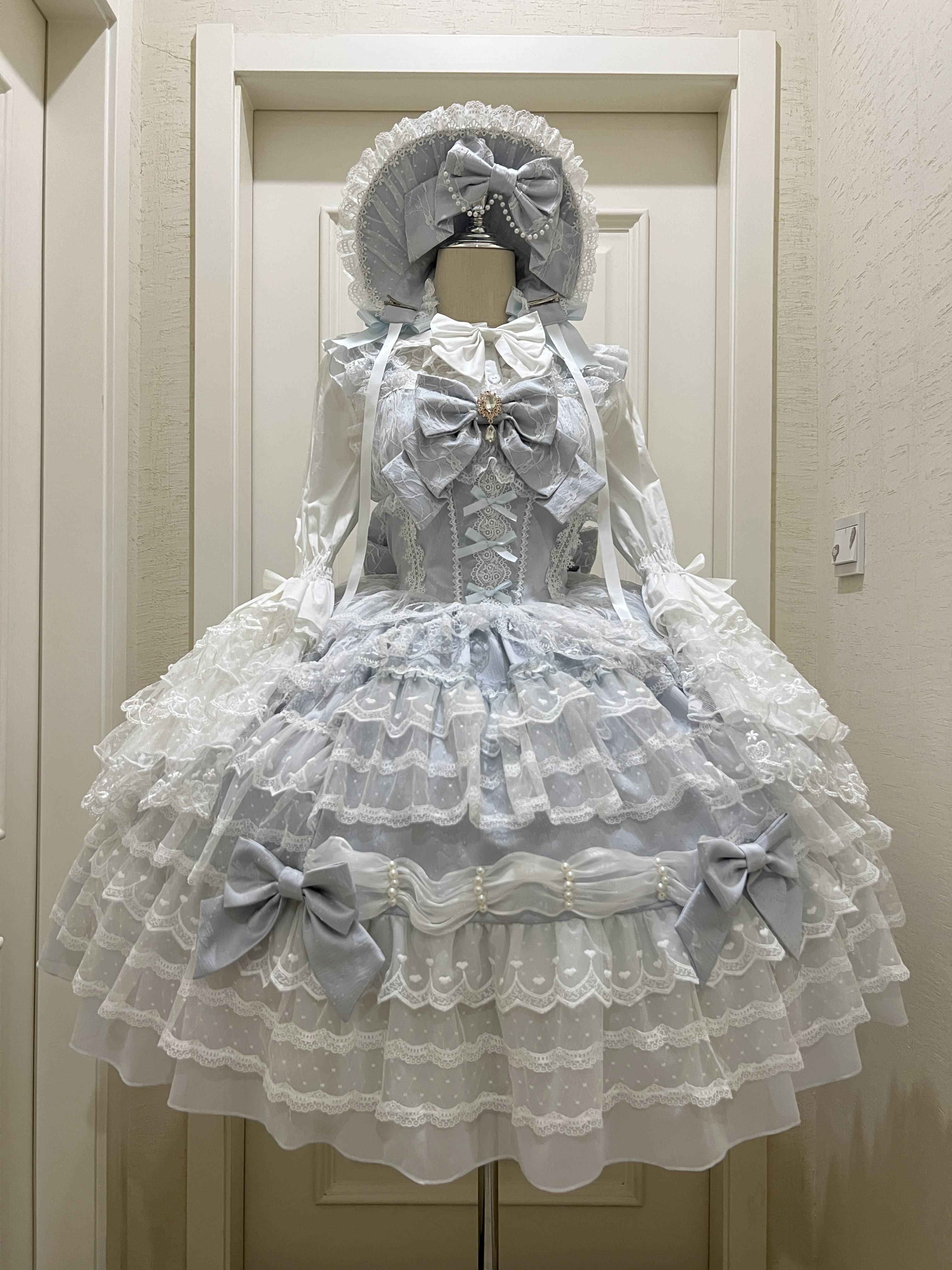 Sugar_Girl_Lolita_Doll_A_Line_Straight_Neck_Back_Bow_Women's_Jsk_/_Jumper_Skirts_851765323861_MISSTT