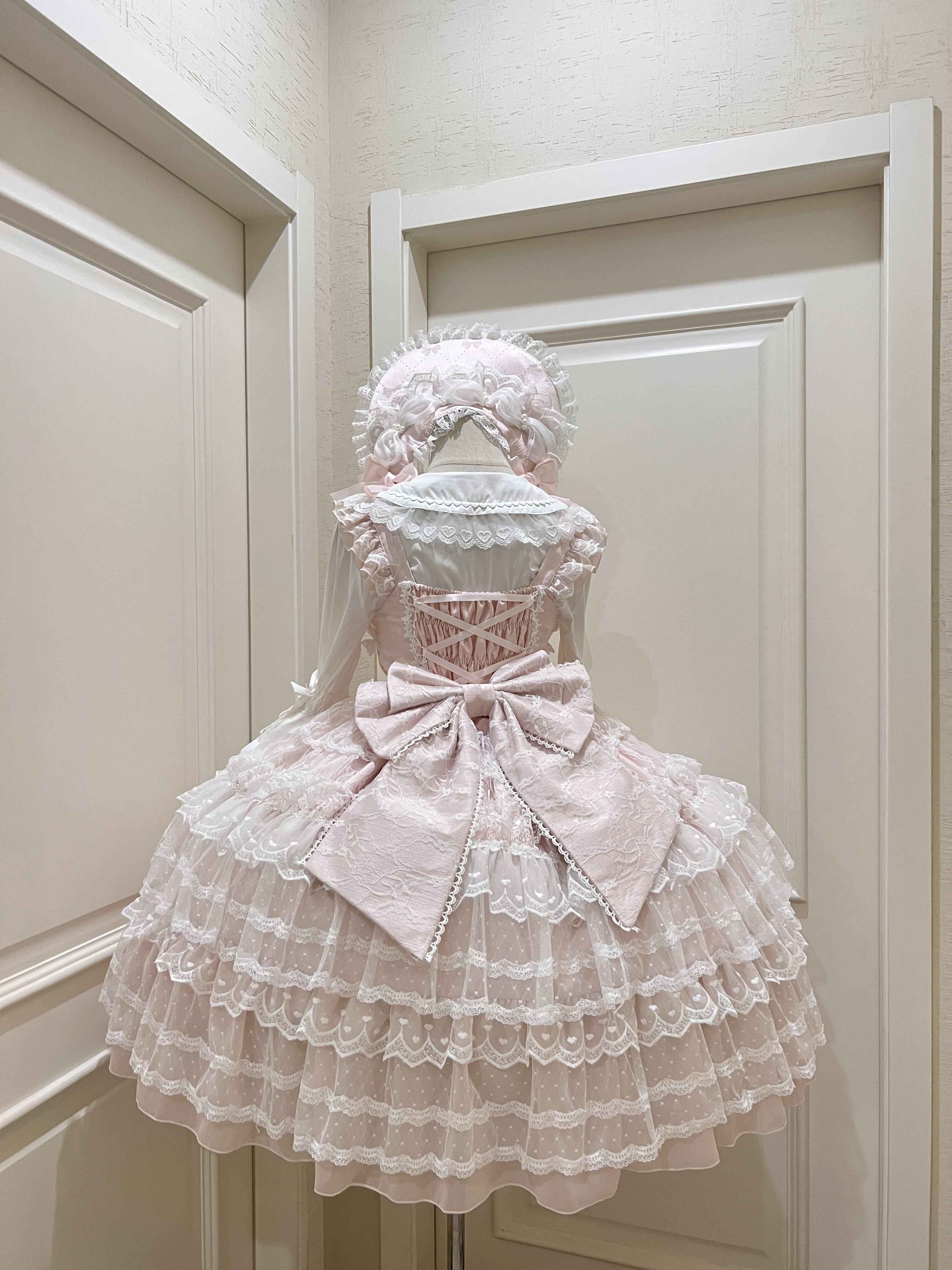 Sugar_Girl_Lolita_Doll_A_Line_Straight_Neck_Back_Bow_Women's_Jsk_/_Jumper_Skirts_851765323861_MISSTT