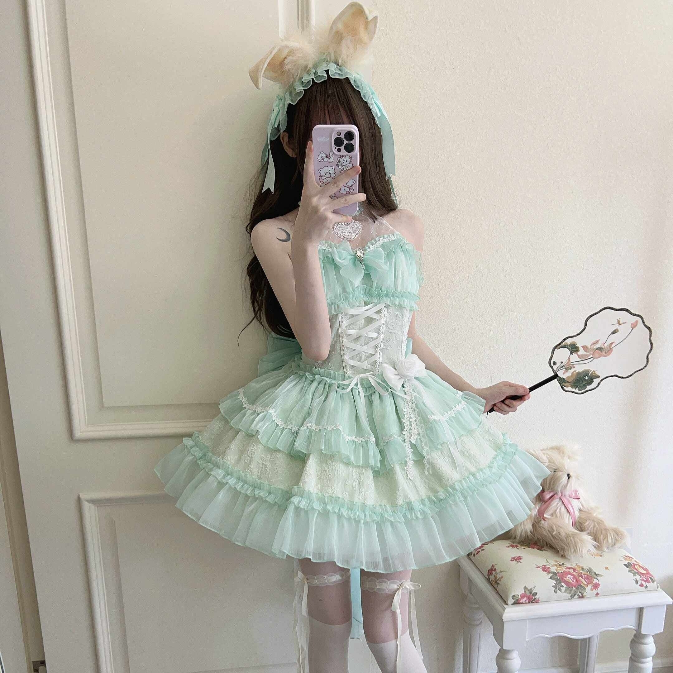 Sugar_Girl_Lolita_Halter_Neck_A_Line_Slim_Fit_Ballet_Women's_Op_/_One_Piece_Dresses_827259204061_MISSTT