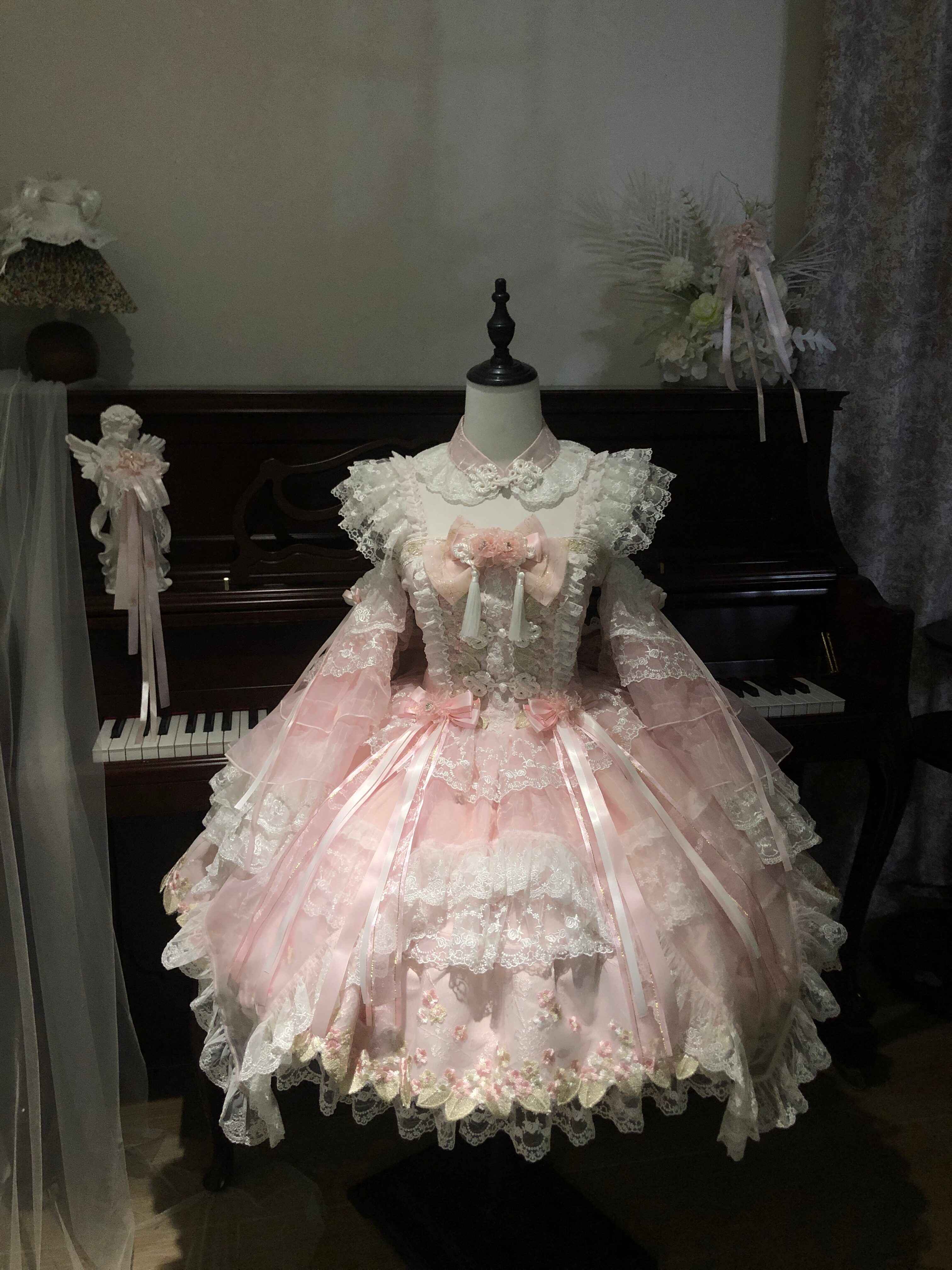 Sugar_Girl_Pink_Chinese_Style_Spaghetti_Strap_A_Line_Women's_Jsk_/_Jumper_Skirts_1058054116596_MISSTT