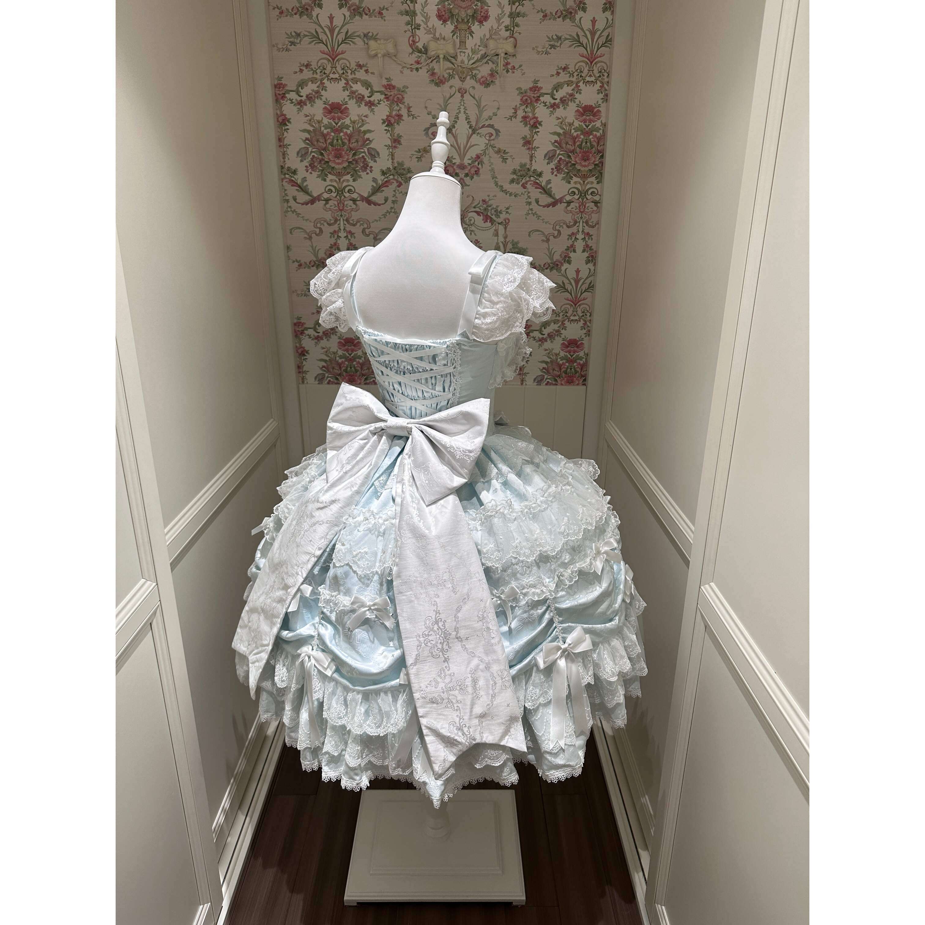 Sugar_Girl_Silk_Lolita_Doll_Puff_Bardot_Back_Bow_Women's_Satin_Jsk_/_Jumper_Skirts_1045488847141_MISSTT
