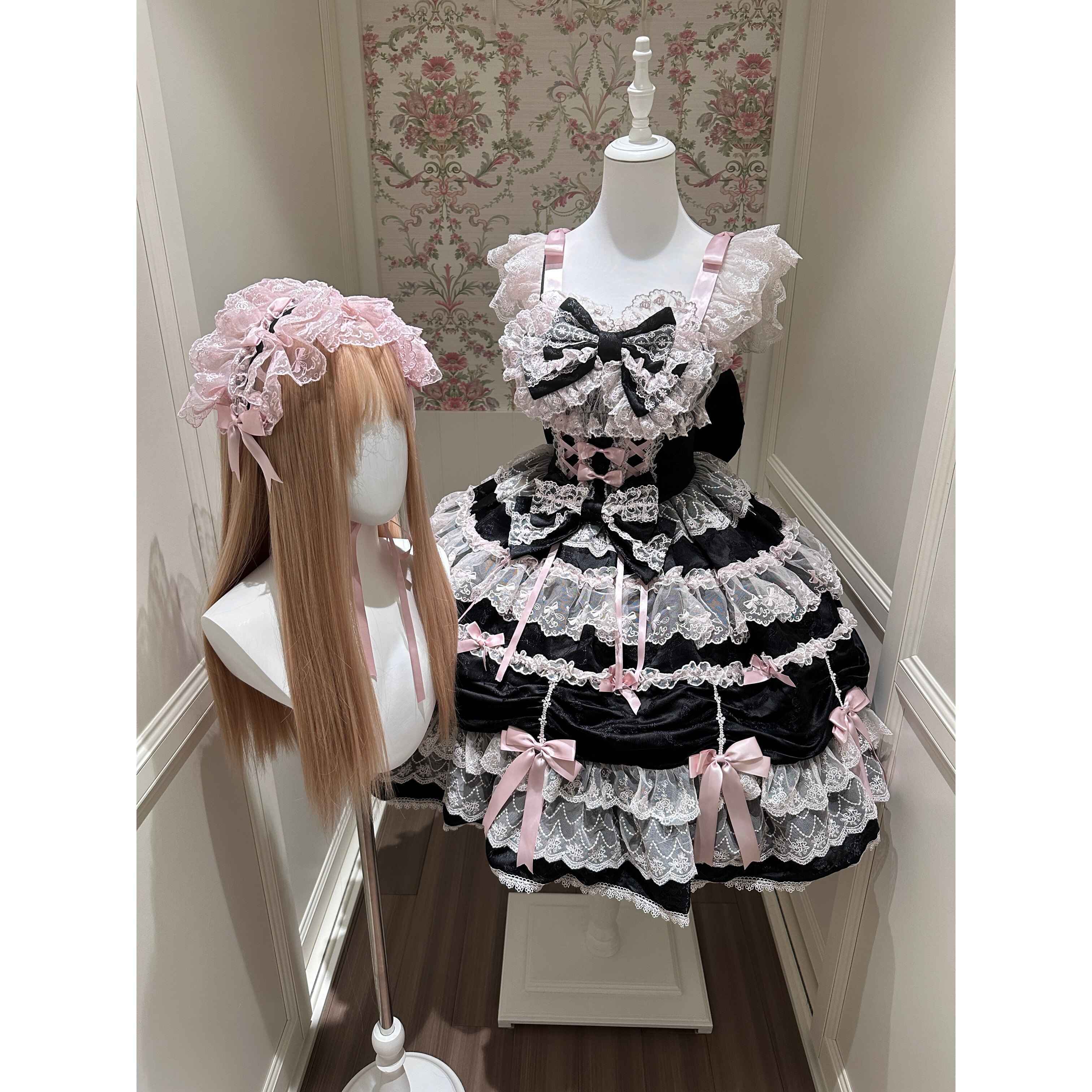 Sugar_Girl_Silk_Lolita_Doll_Puff_Bardot_Back_Bow_Women's_Satin_Jsk_/_Jumper_Skirts_1045488847141_MISSTT