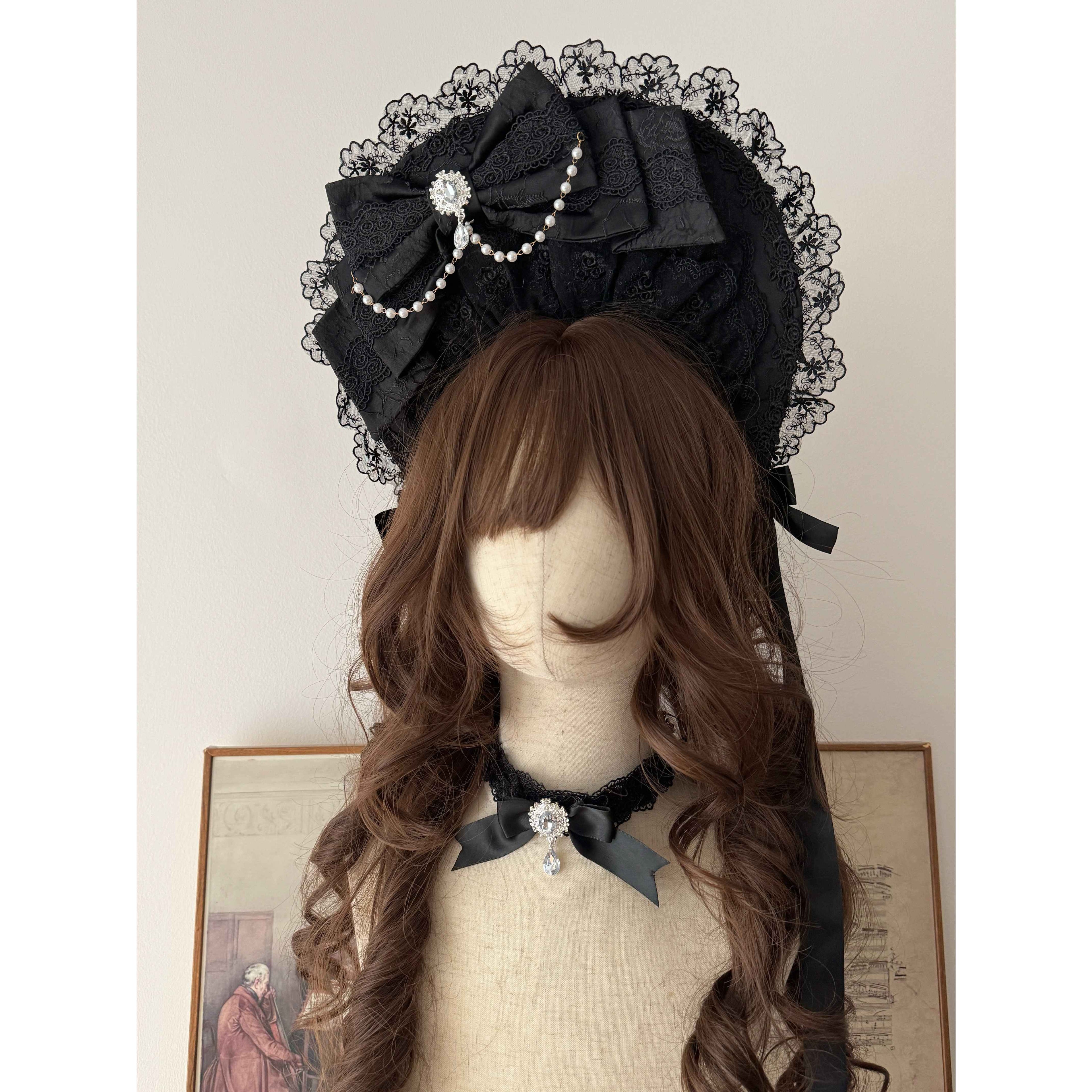Sugar_Girl_Snow_Feather_Back_Bow_Necklace_Sleeve_Lolita_Women's_Accessories_990697922176_MISSTT