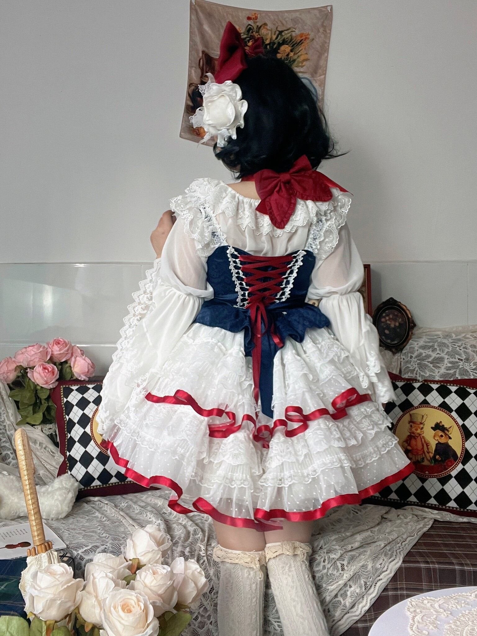 Sugar_Girl_Snow_White_Sweet_Lolita_Spaghetti_Strap_Women's_Polyester_Jsk_/_Jumper_Skirts_750773035187_MISSTT