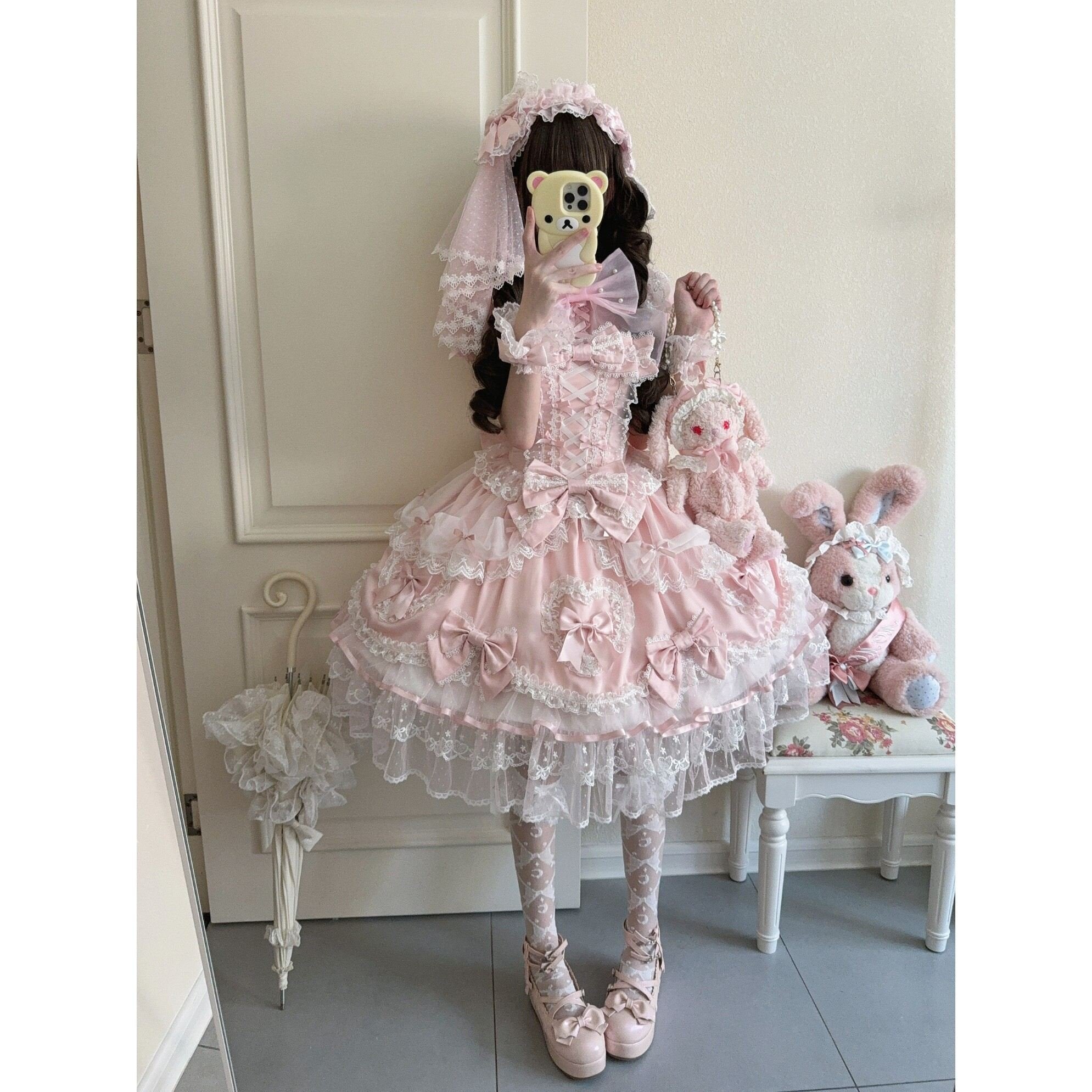 Sugar_Girl_Velvet_Doll_Lolita_Spaghetti_Strap_Back_Bow_Women's_Jsk_/_Jumper_Skirts_985874514171_MISSTT