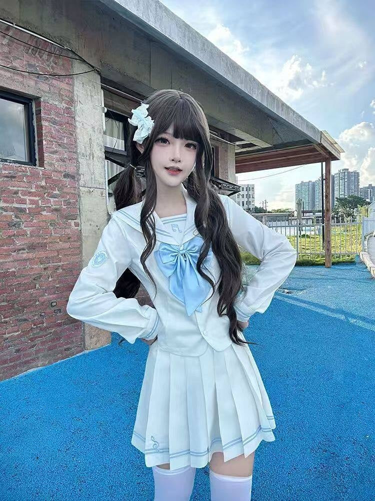 Sweet_Kawaii_JK_Black_And_White_Sailor_Waist_Slimming_Women's_Short_Skirt_Skirt_Sets_979864216990_MISSTT