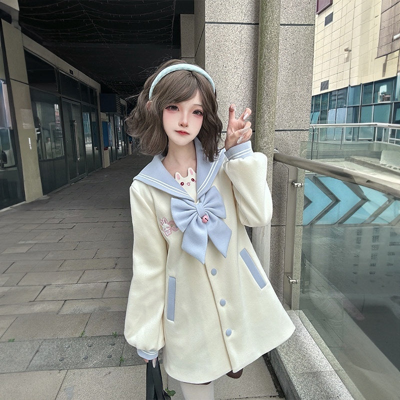 Sweet_Kawaii_JK_Candy_Heart_Embroidered_Lapel_Bow_Rabbit_Tail_Women's_Polyester_Skirt_Sets_988778447942_MISSTT