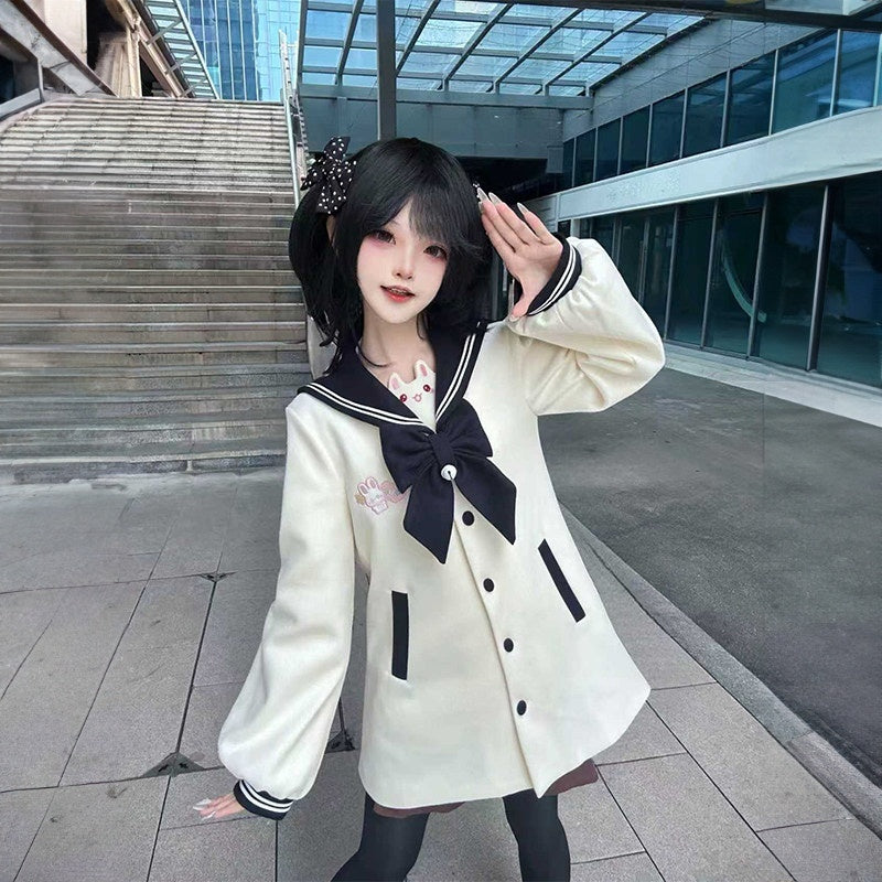 Sweet_Kawaii_JK_Candy_Heart_Embroidered_Lapel_Bow_Rabbit_Tail_Women's_Polyester_Skirt_Sets_988778447942_MISSTT