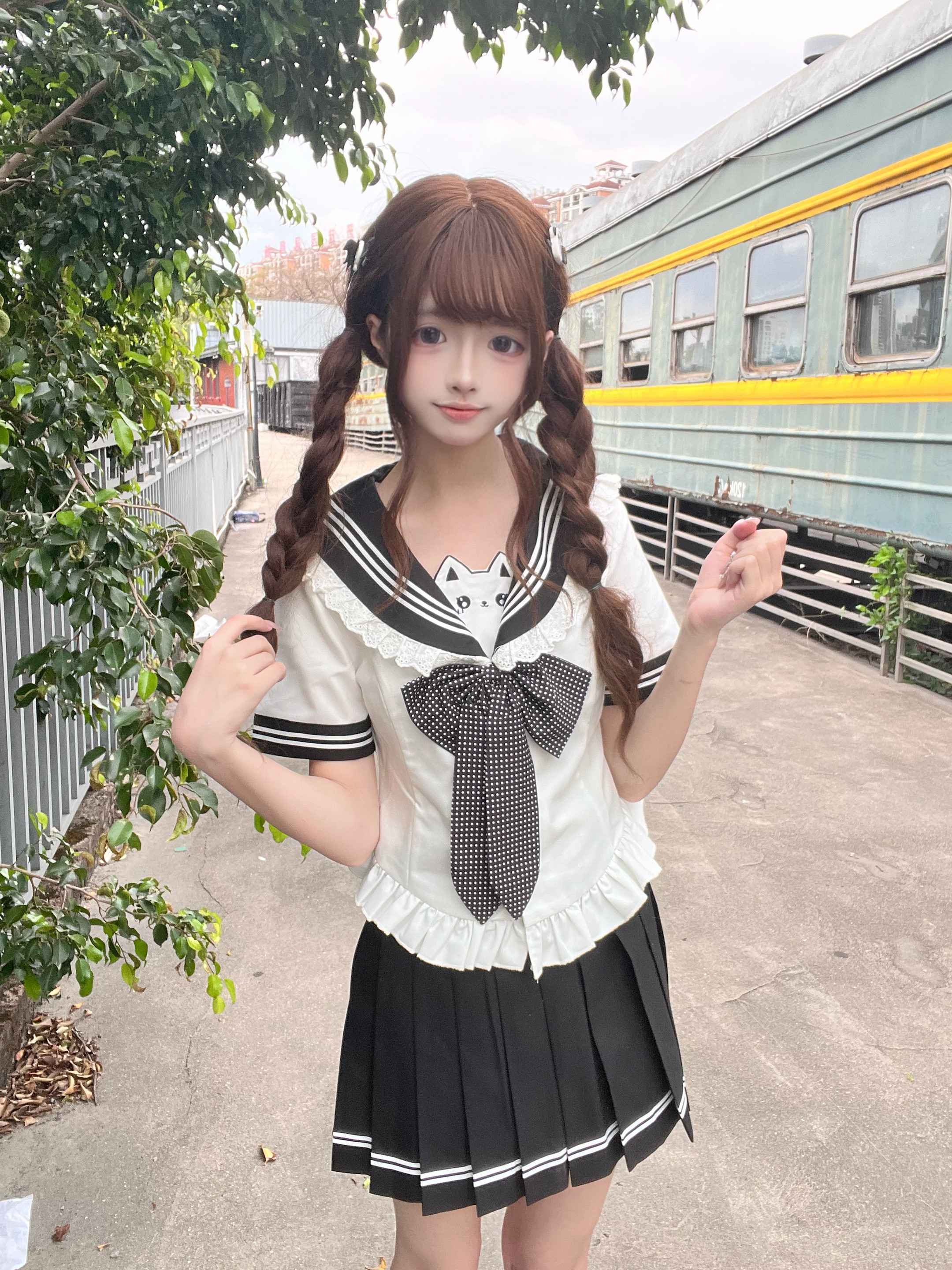 Sweet_Kawaii_JK_Cinched_Waist_Short_Sailor_Jk_Collar_Women's_Polyester_Skirt_Sets_1032244395955_MISSTT
