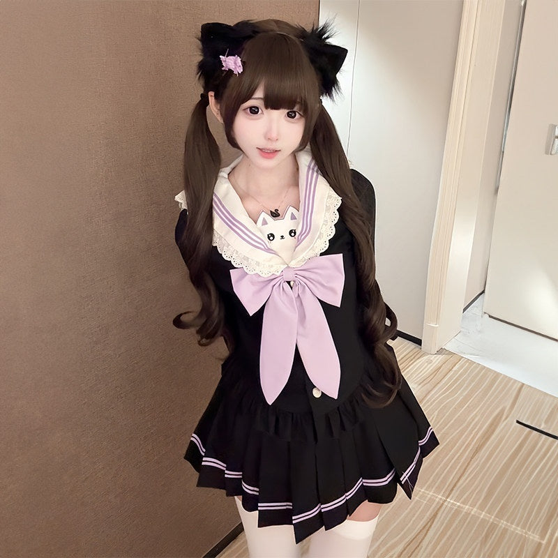 Sweet_Kawaii_JK_Cinched_Waist_Short_Sailor_Jk_Collar_Women's_Polyester_Skirt_Sets_1032244395955_MISSTT