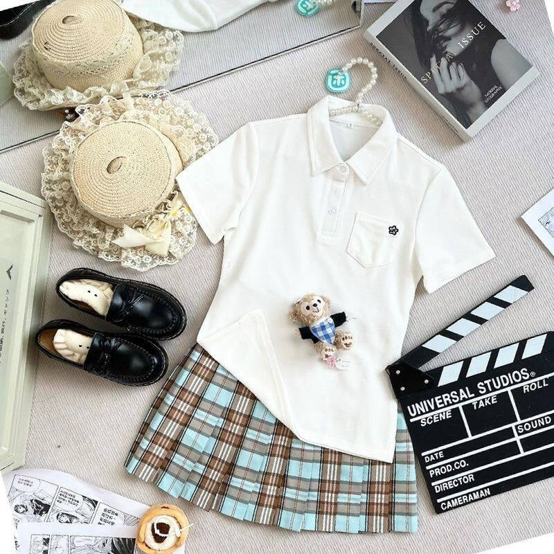 Sweet_Kawaii_JK_Collared_Polo_Pleated_Plaid_Jk_Schoolgirl_Women's_Polyester_Skirt_Sets_1059236107902_MISSTT