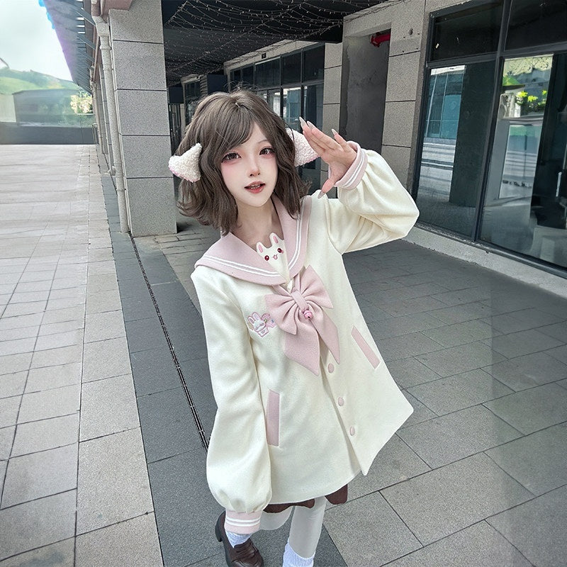 Sweet_Kawaii_JK_Cute_Embroidered_Rabbit_Tail_Bow_Jk_Blue_Women's_Woolen_Coats_991033812850_MISSTT