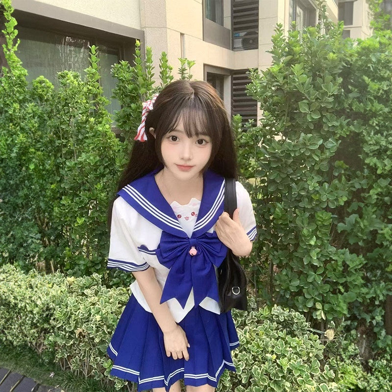 Sweet_Kawaii_JK_Cute_Sailor_Short_Sleeve_Slim_Fit_Lapel_School_Women's_Polyester_Skirt_Sets_975675463885_MISSTT