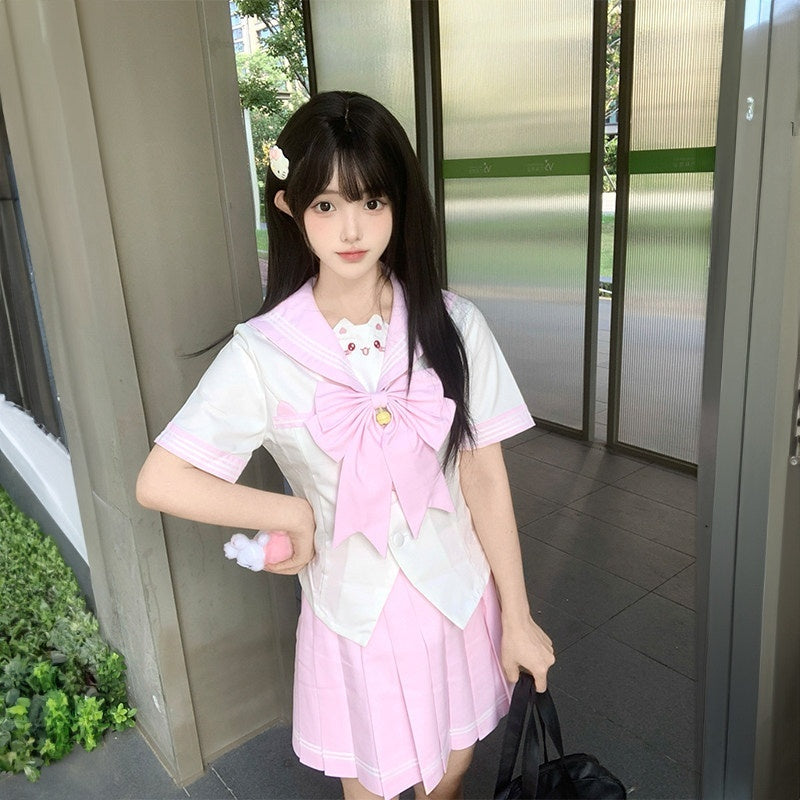Sweet_Kawaii_JK_Cute_Sailor_Short_Sleeve_Slim_Fit_Lapel_School_Women's_Polyester_Skirt_Sets_975675463885_MISSTT