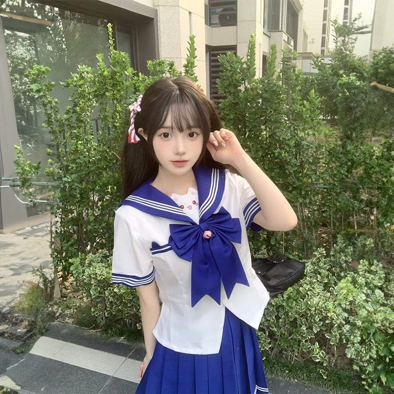 Sweet_Kawaii_JK_Cute_Sailor_Short_Sleeve_Slim_Fit_Lapel_School_Women's_Polyester_Skirt_Sets_975675463885_MISSTT