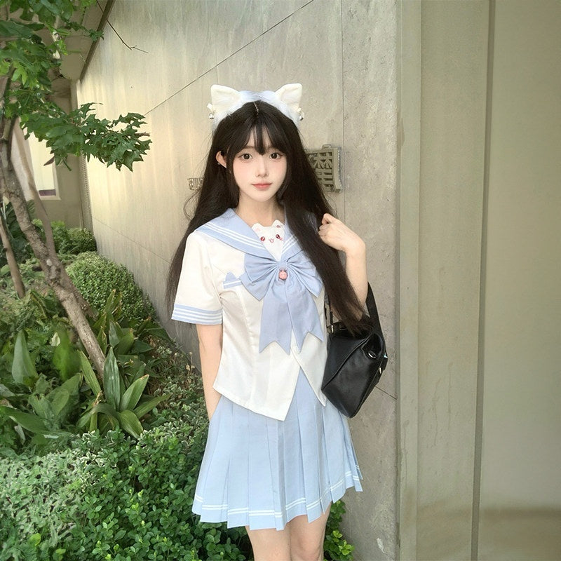 Sweet_Kawaii_JK_Cute_Sailor_Short_Sleeve_Slim_Fit_Lapel_School_Women's_Polyester_Skirt_Sets_975675463885_MISSTT