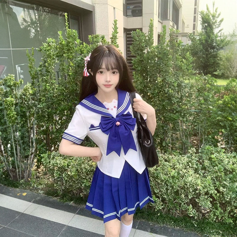 Sweet_Kawaii_JK_Cute_Sailor_Short_Sleeve_Slim_Fit_Lapel_School_Women's_Polyester_Skirt_Sets_975675463885_MISSTT