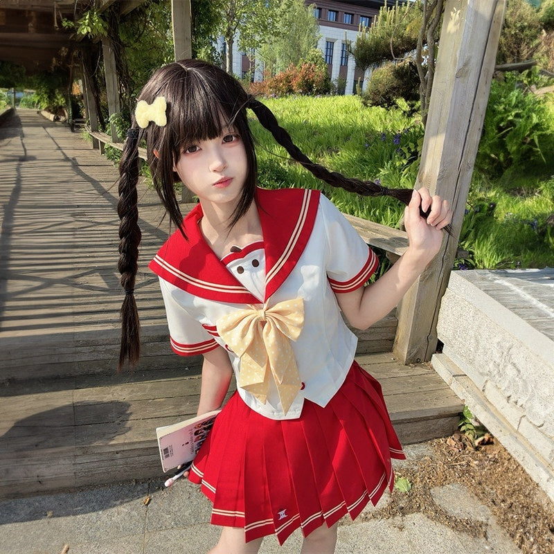 Sweet_Kawaii_JK_Japanese_Sailor_Collar_Jk_Short_Sleeve_Bow_Women's_Polyester_Skirt_Sets_1048474252517_MISSTT
