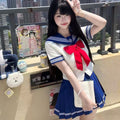 Sweet_Kawaii_JK_Japanese_Waist_Cinched_Sailor_Short_Sleeve_Bow_Women's_Polyester_Skirt_Sets_938709417089_MISSTT