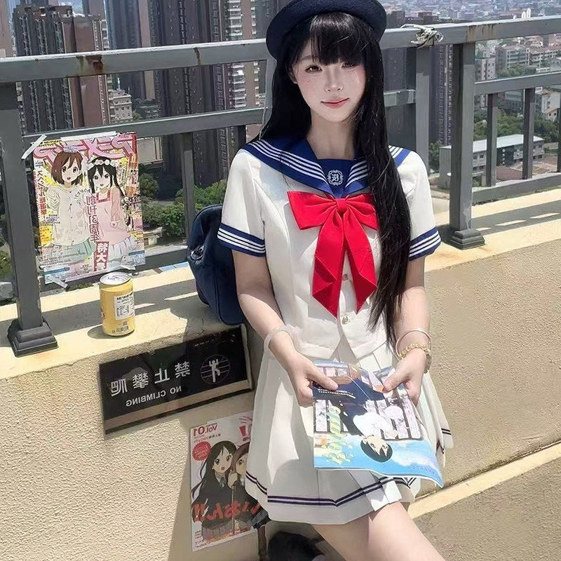 Sweet_Kawaii_JK_Japanese_Waist_Cinched_Sailor_Short_Sleeve_Bow_Women's_Polyester_Skirt_Sets_938709417089_MISSTT