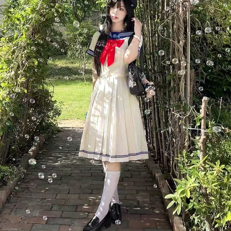 Sweet_Kawaii_JK_Japanese_Waist_Cinched_Sailor_Short_Sleeve_Bow_Women's_Polyester_Skirt_Sets_938709417089_MISSTT